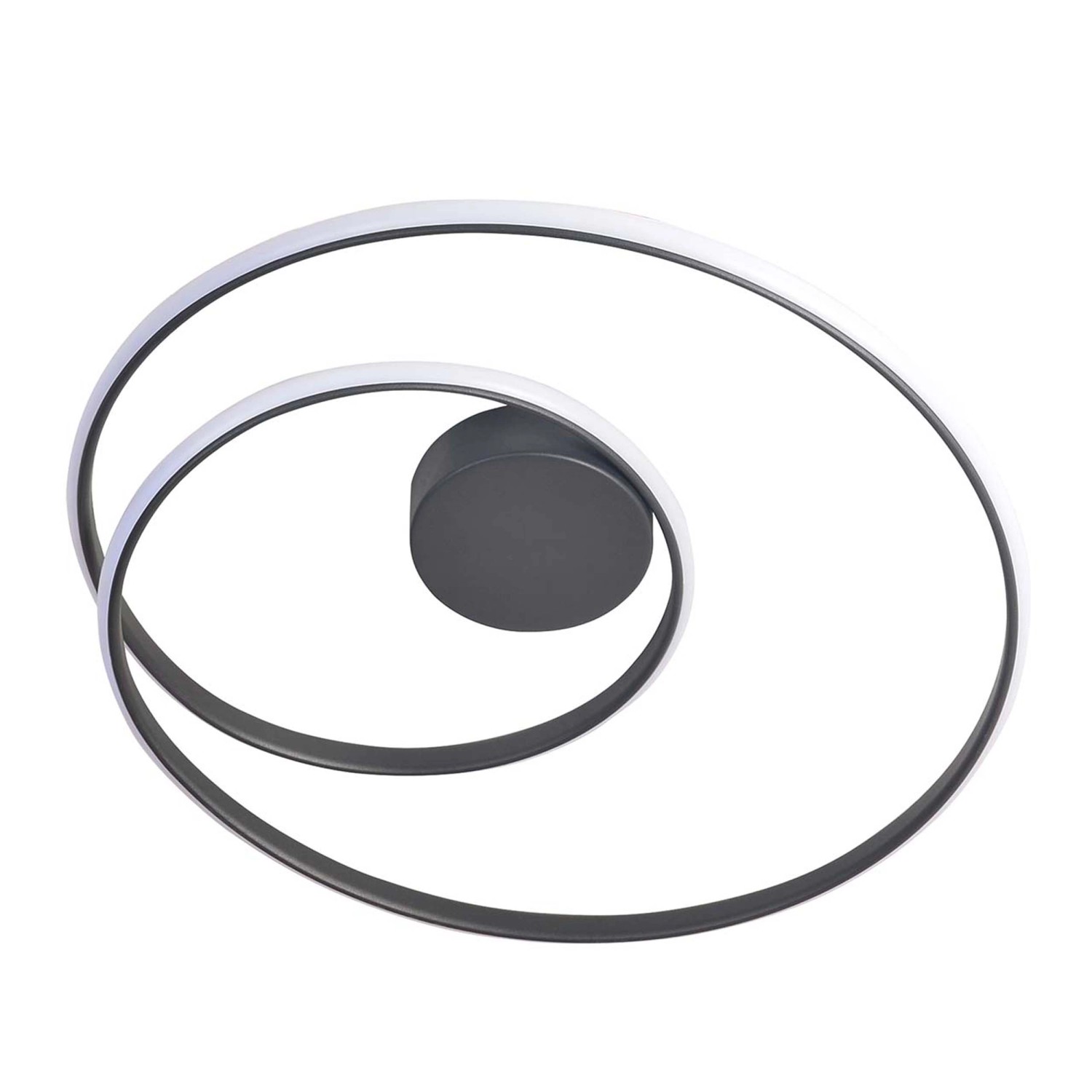 Goldlux Plafon sufitowy LED ZEFIRA 40W 4000K 3700lm antracytowy