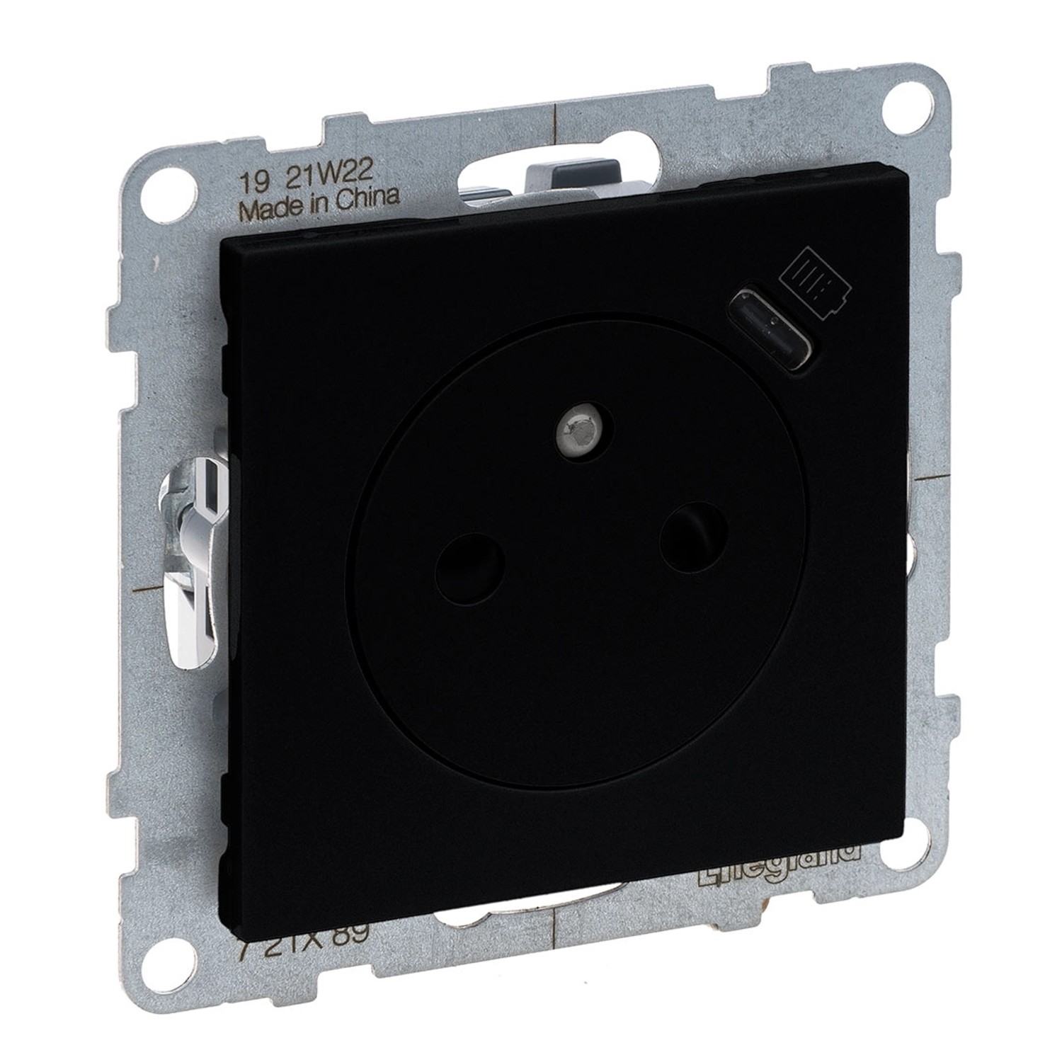 Gniazdo SUNO pojedyncze USB C czarne