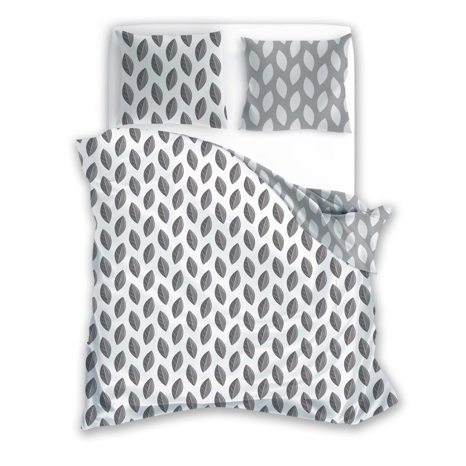 Faro Pościel flanelowa PURE FLANNEL 220x200 cm szara