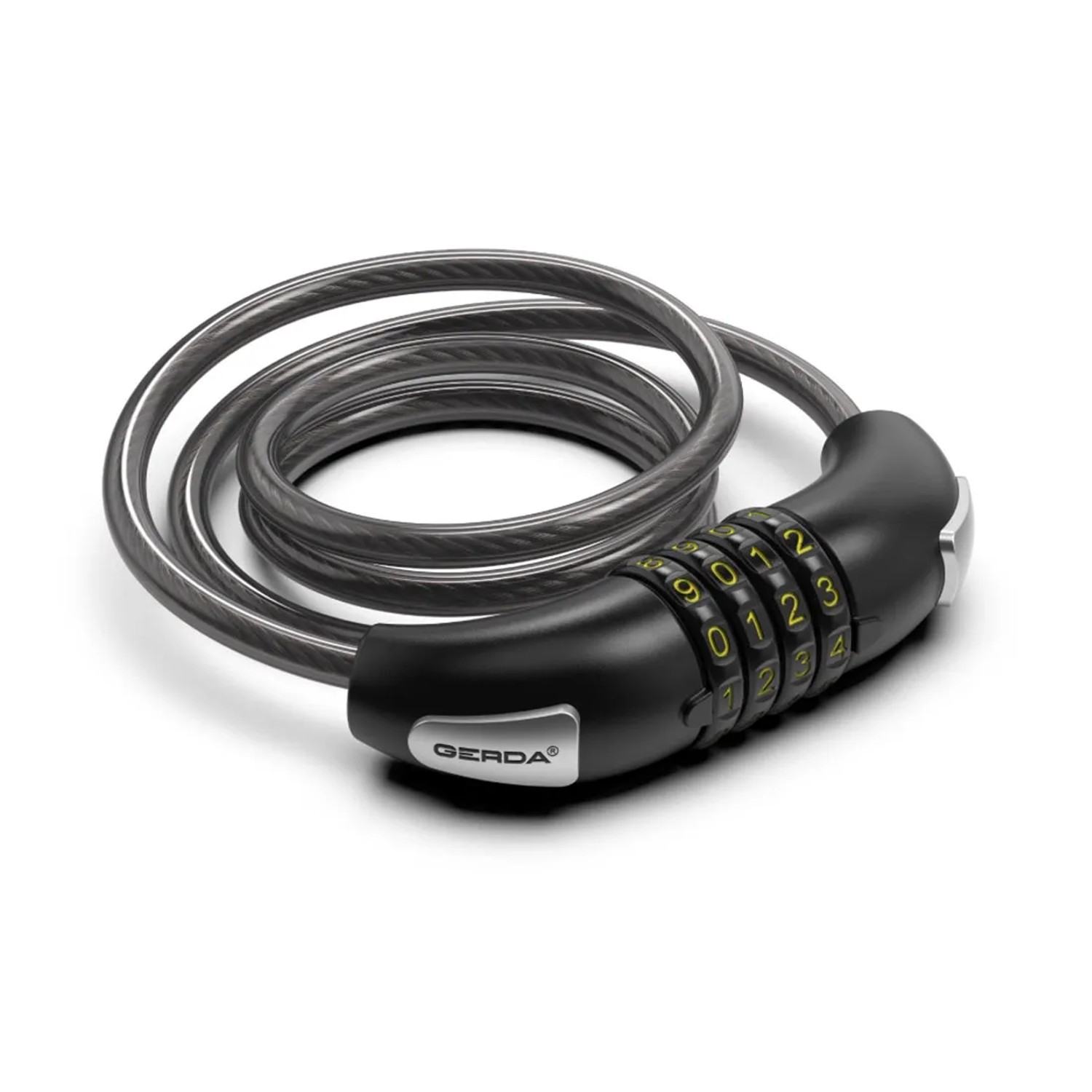 Gerda Zapięcie rowerowe Kombo Flex czarne