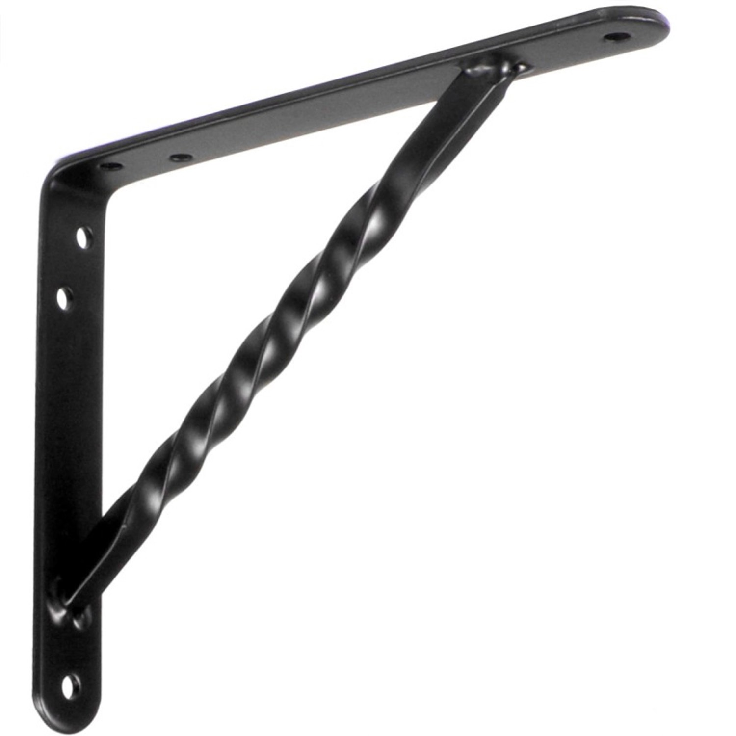 Agas Wspornik do półki 150 × 125 mm czarny max. 150 kg