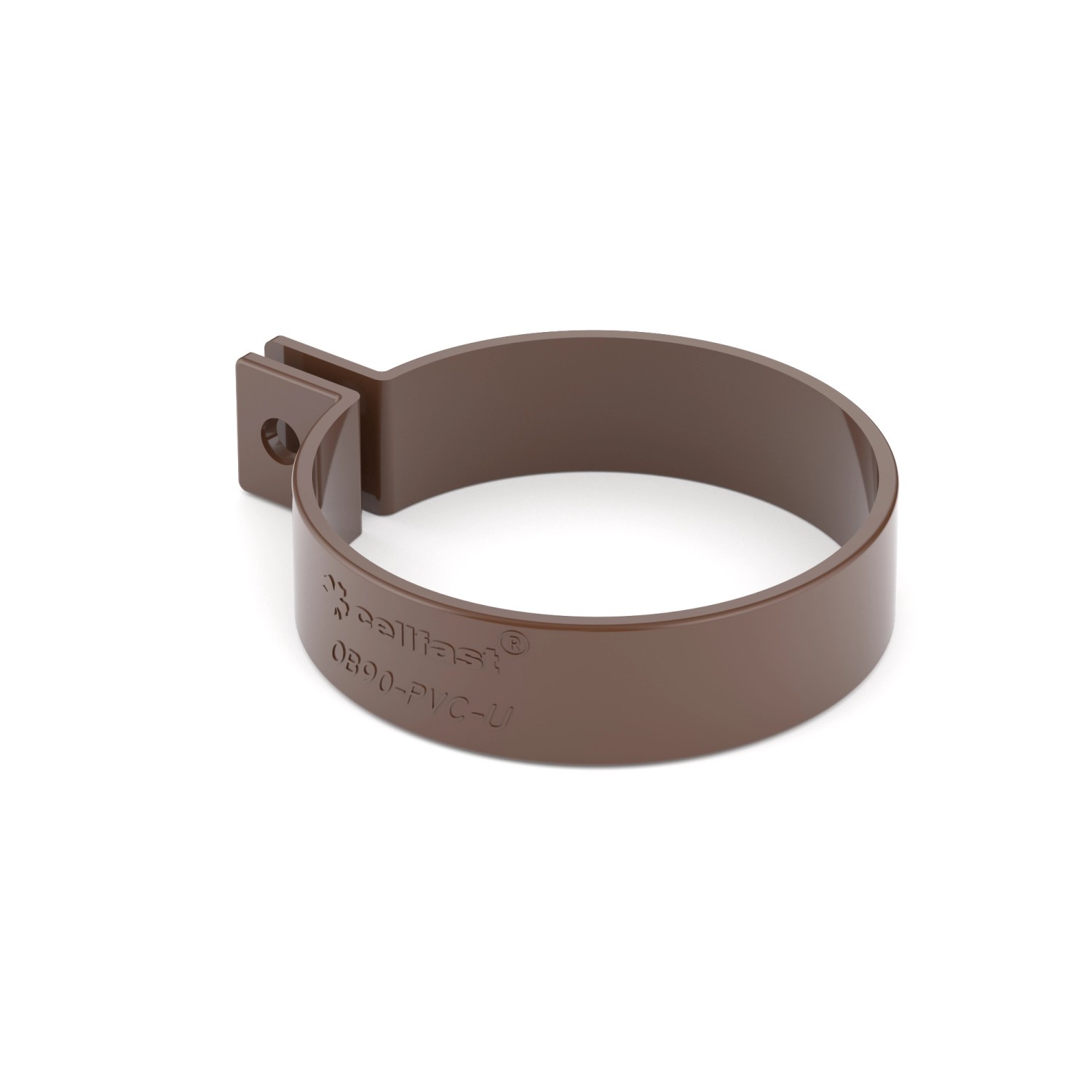 Bryza Obejma 63 mm PVC brąz