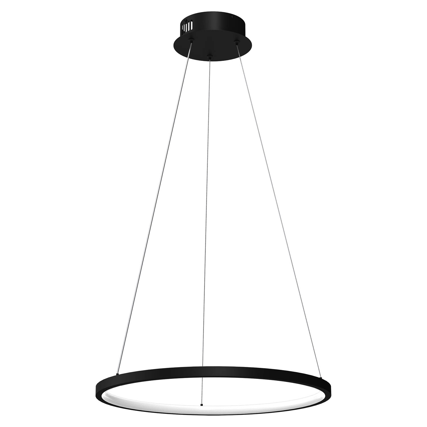 MiLAGRO Lampa wisząca LED Hoop 27W 4000K 1350lm czarna