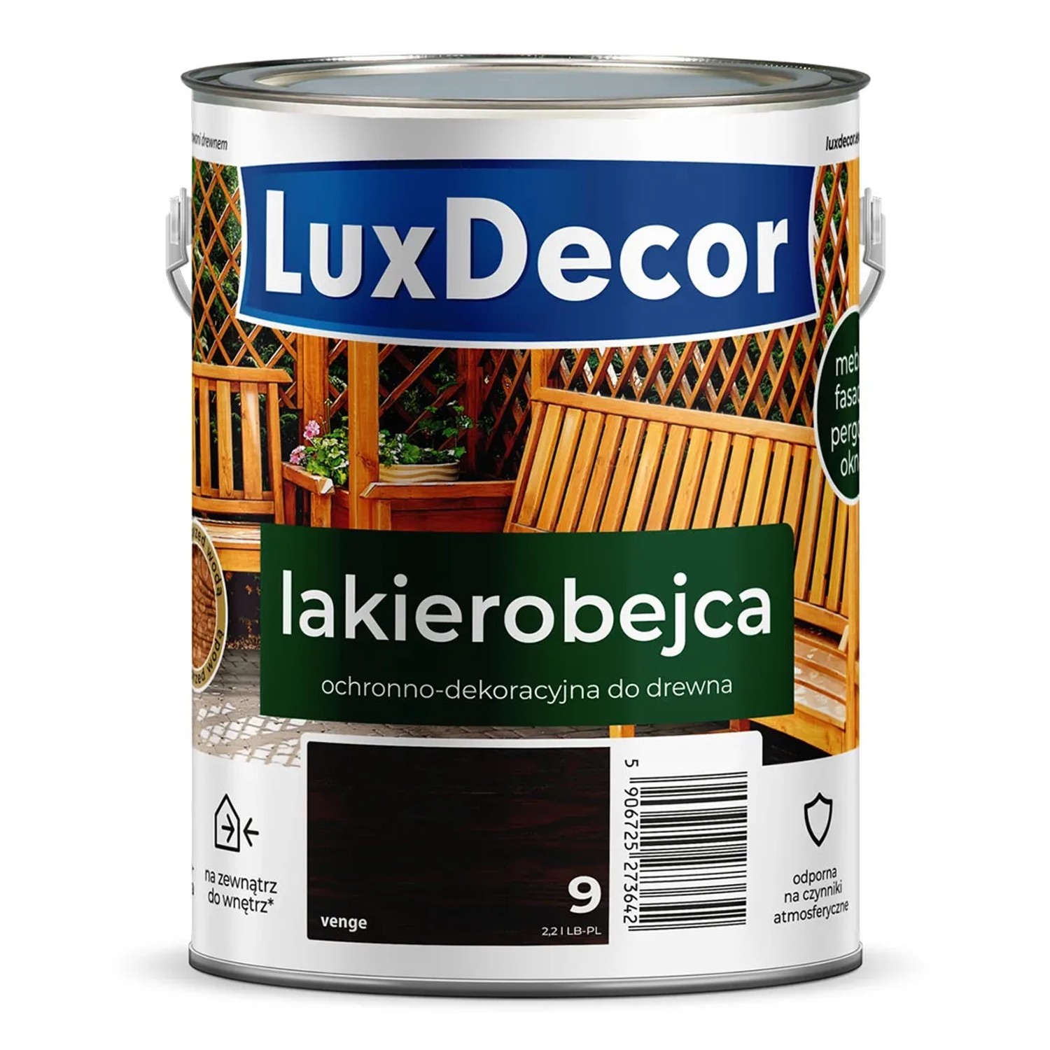 Lakierobejca ochronno-dekoracyjna LuxDecor 2,2 L wenge