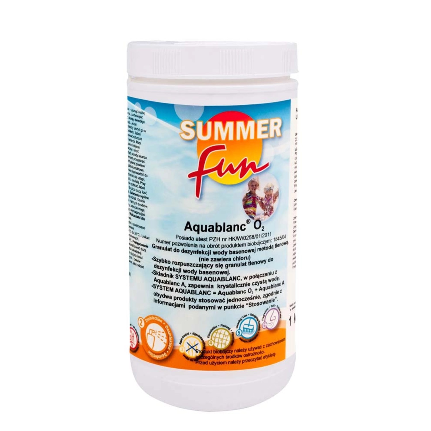 Summer Fun Aquablanc O2 granulat 1 kg