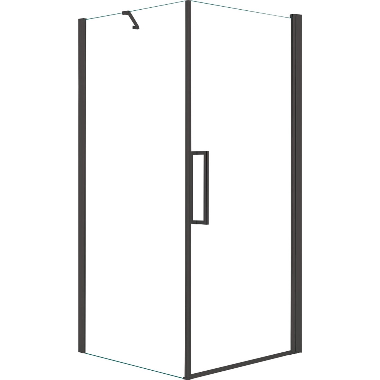 Baliv Kabina prysznicowa Barcelona DUK-4870 80 czarna