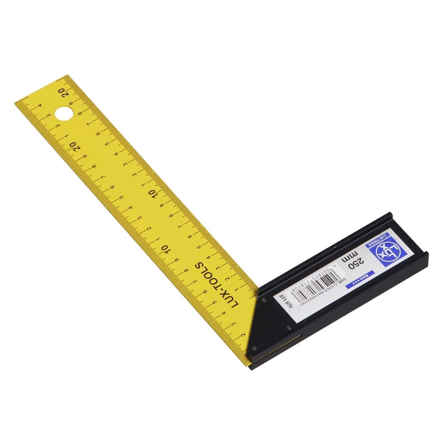 LUX Kątownik stolarski stalowy 250 mm