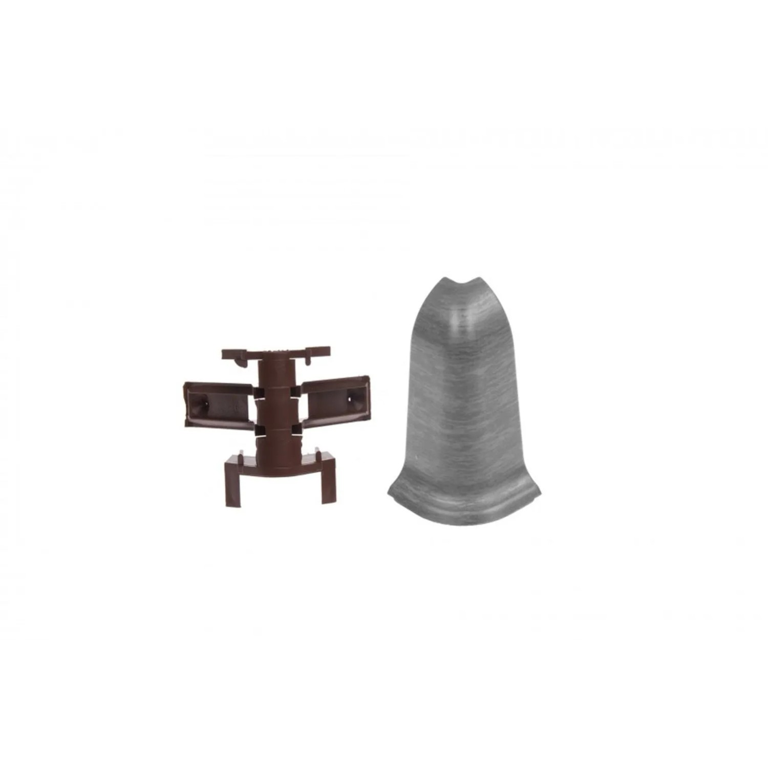 Cezar Narożnik zewnętrzny Premium PVC Dąb Szary Ciemny