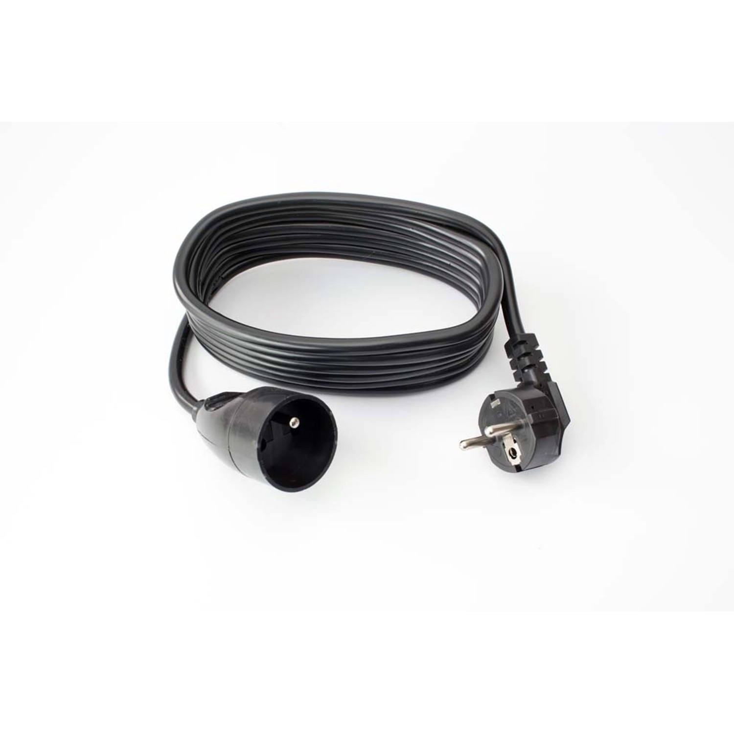 Przedłużacz 1 gniazdo 3m z uziemieniem czarny