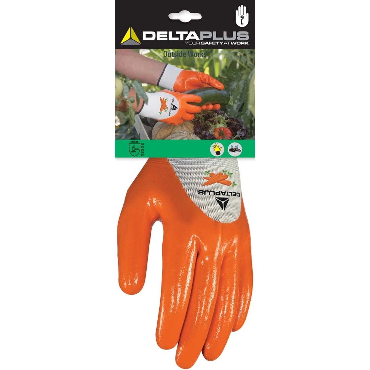 Rękawice z poliestru - roz. 7