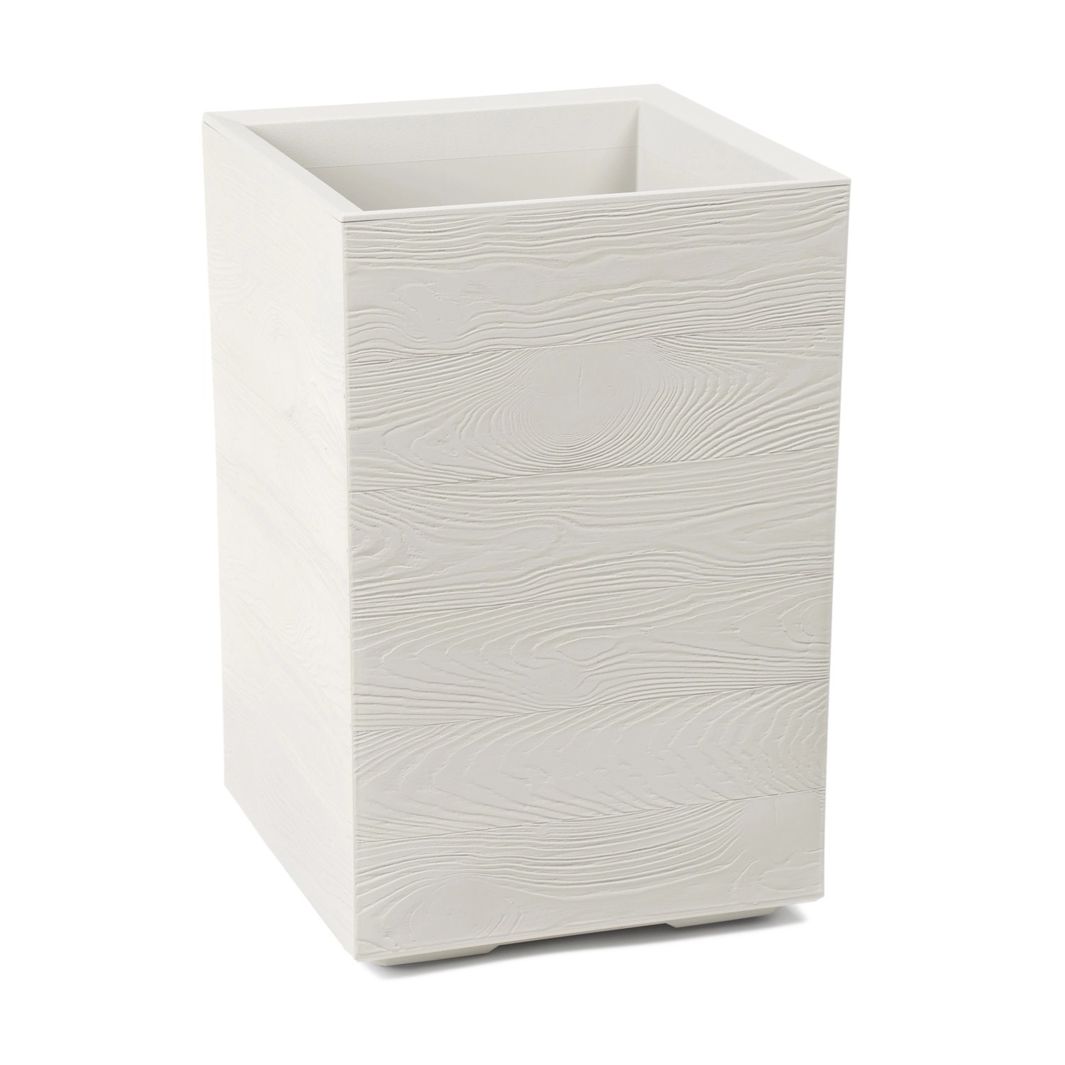 Kwietnik Karo deska kremowy recycled wym. 40x40x60 cm