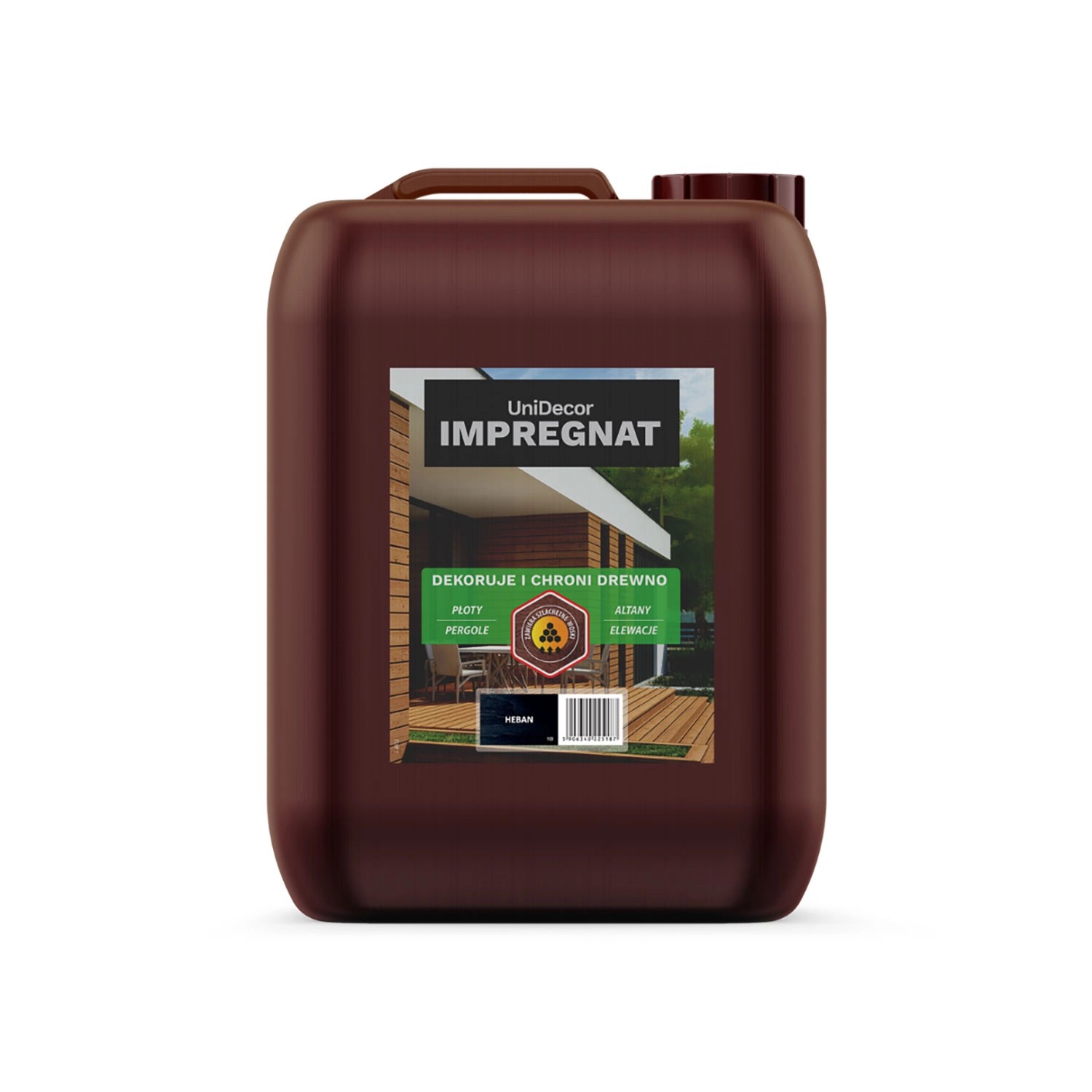 Primacol Impregnat do drewna Unidecor heban 10 l