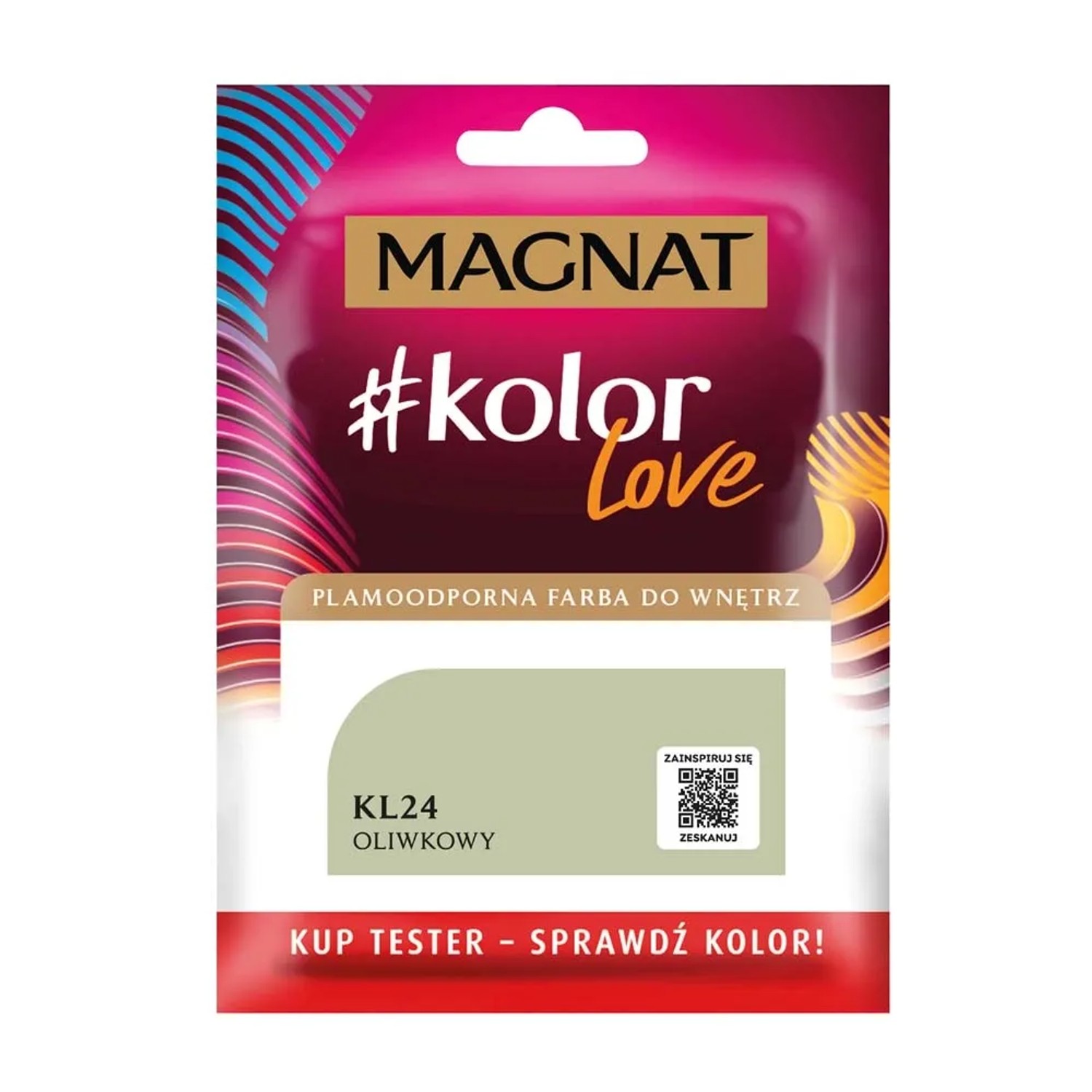 Tester farby Magnat KolorLove oliwkowy - 25 ml
