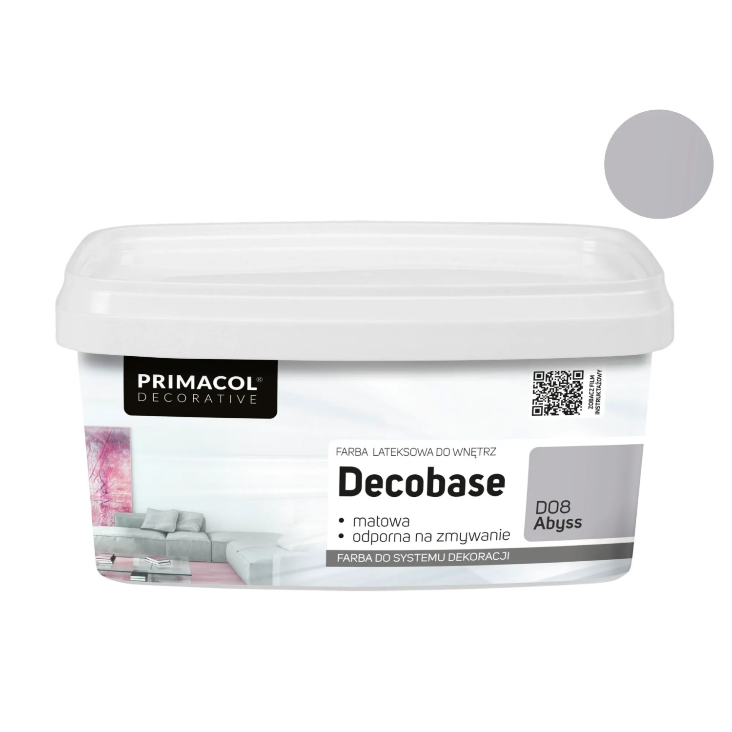 Primacol Emulsja lateksowa Decobase Abyss 1 l