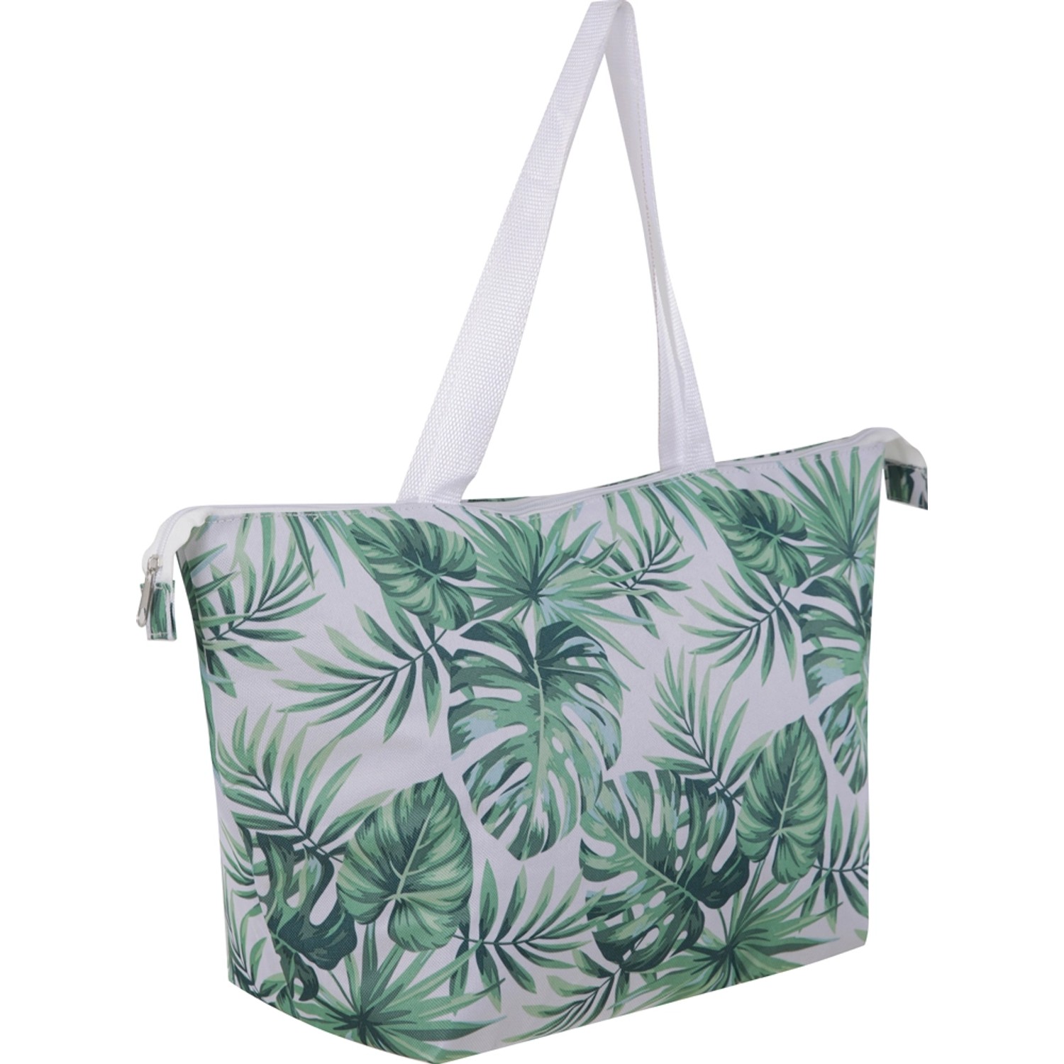 Torba chłodząca zielono-biała 35/53 x 18 x 32