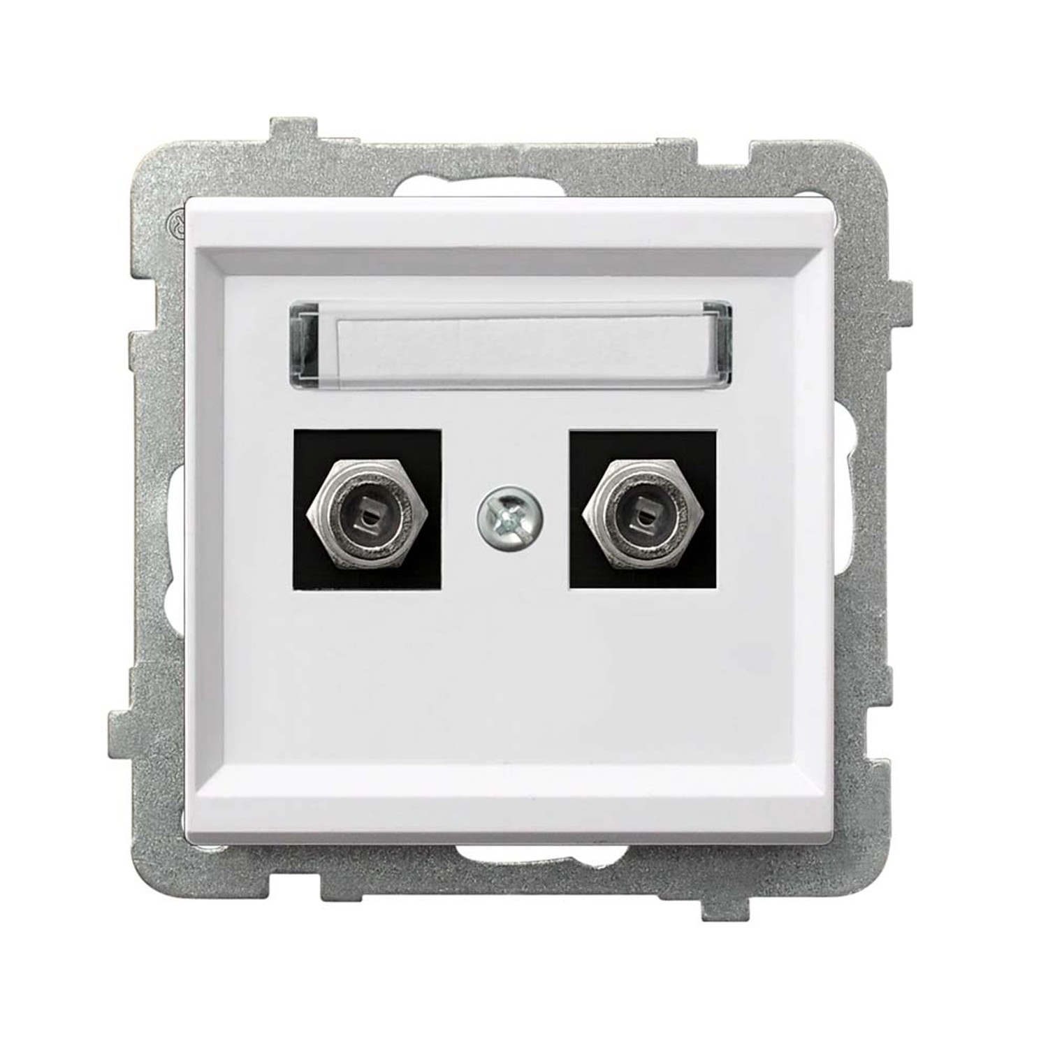 Gniazdo SAT podwójne Sonata GPA-2RFM00 biel