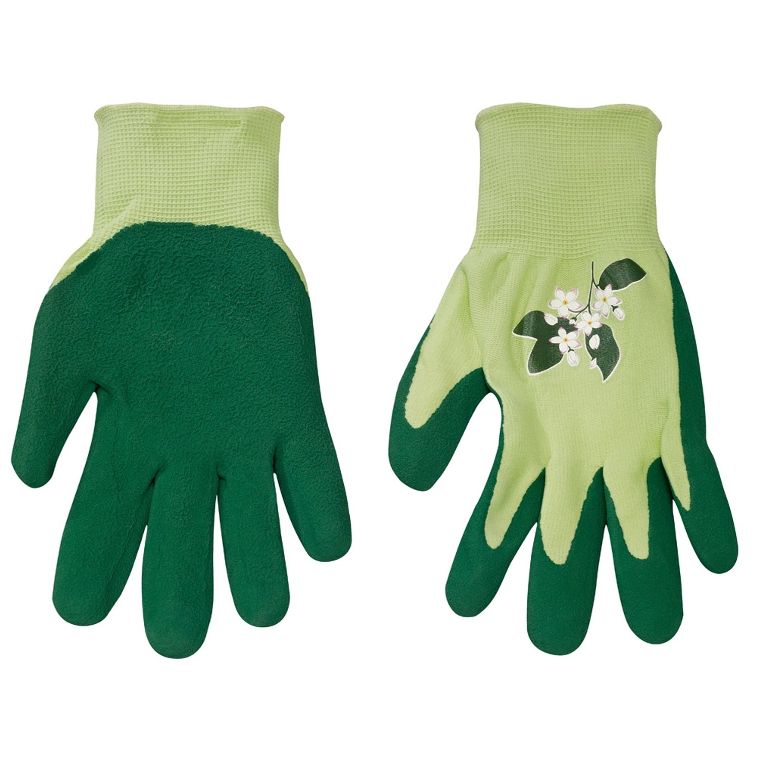 LUX-TOOLS Rękawice ogrodowe lateksowe zielone rozm. 8