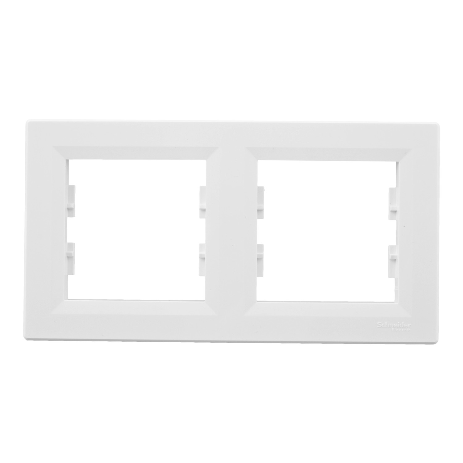 Schneider Electric Ramka Asfora podwójna pozioma biała