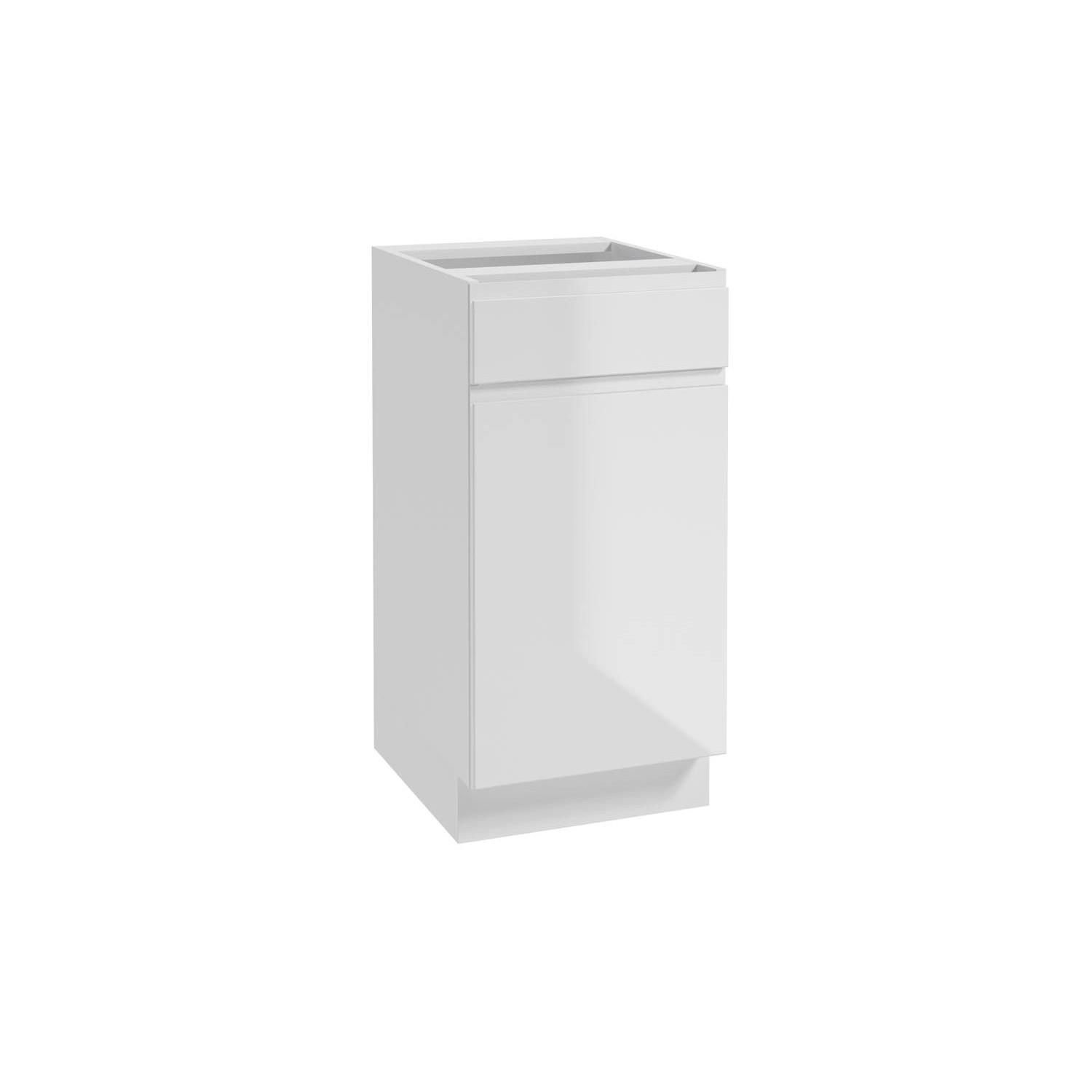 Defra Szafka kuchenna dolna PARMA Biały Połysk z szufladą 40 cm