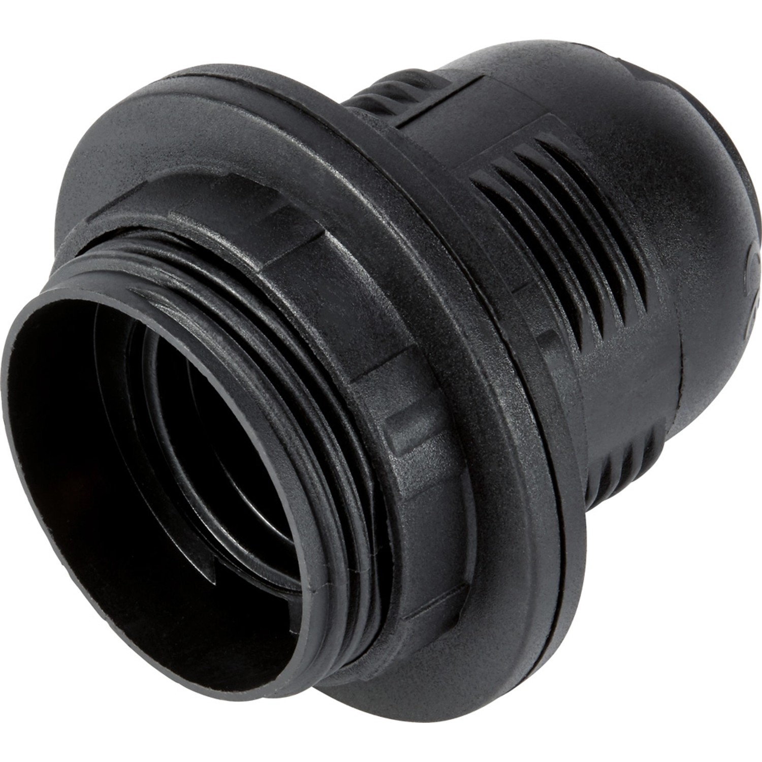 LUX Oprawka 2 pierścienie E27 czarna