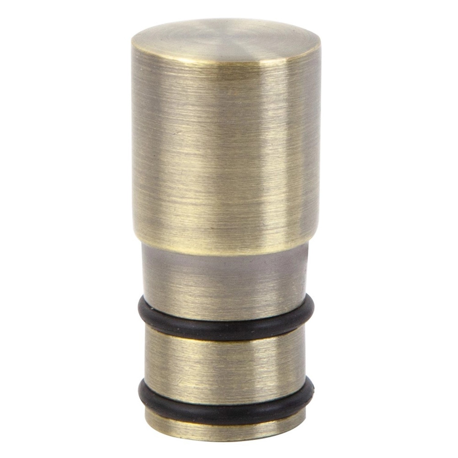 FUSION zakończenie walec antyczny mosiądz 2 szt.