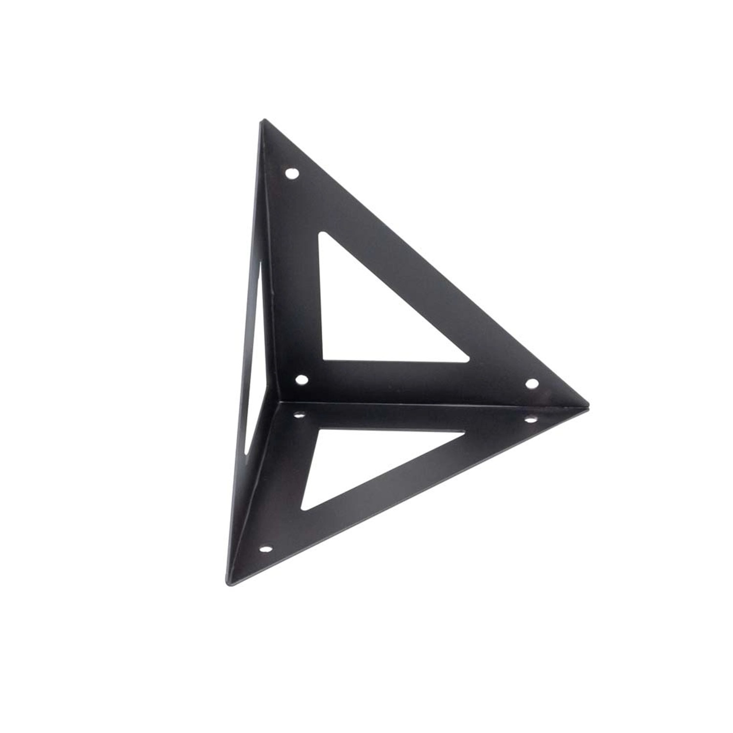 Wspornik loft 12x12x2 cm czarny