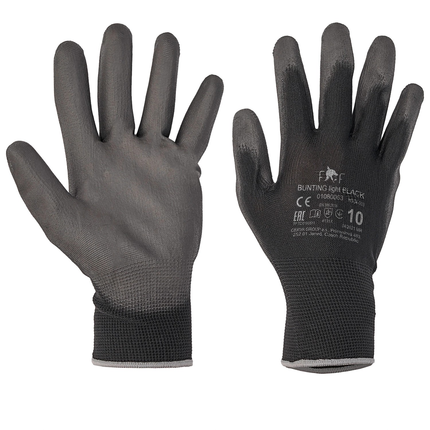 Rękawice robocze poliuretanowe light rozm. 8