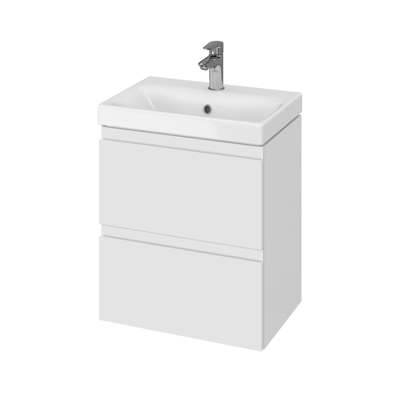 Cersanit Zestaw Moduo Slim szafka z umywalką 50, biała