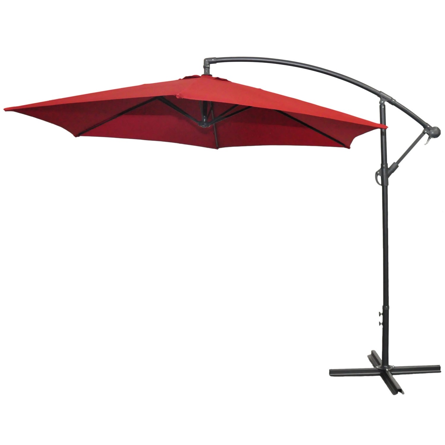 Parasol ogrodowy BANANA czerwony - 300 x 300 cm