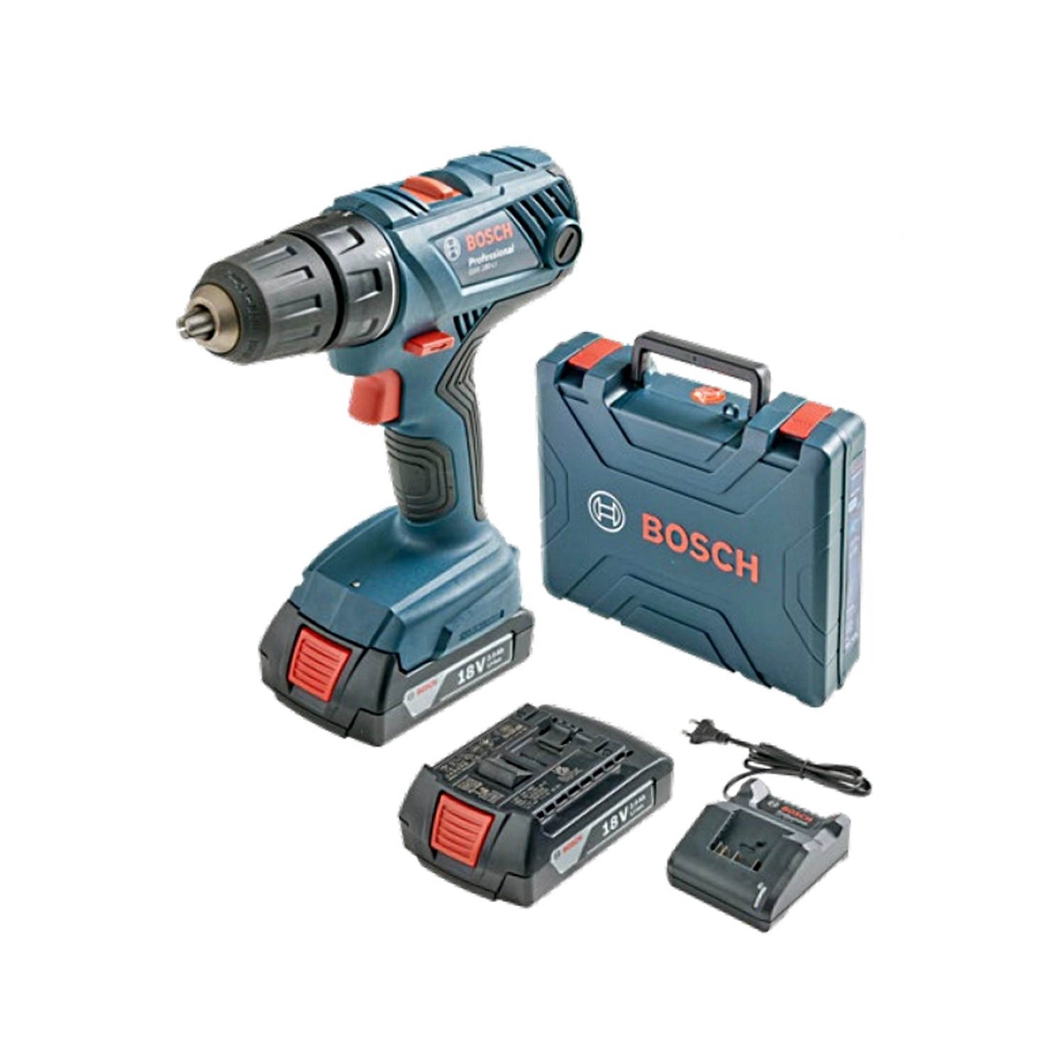 Bosch Professional Wiertarko-wkrętarka akumulatorowa GSR 180-Li 18V 2x2,0 Ah