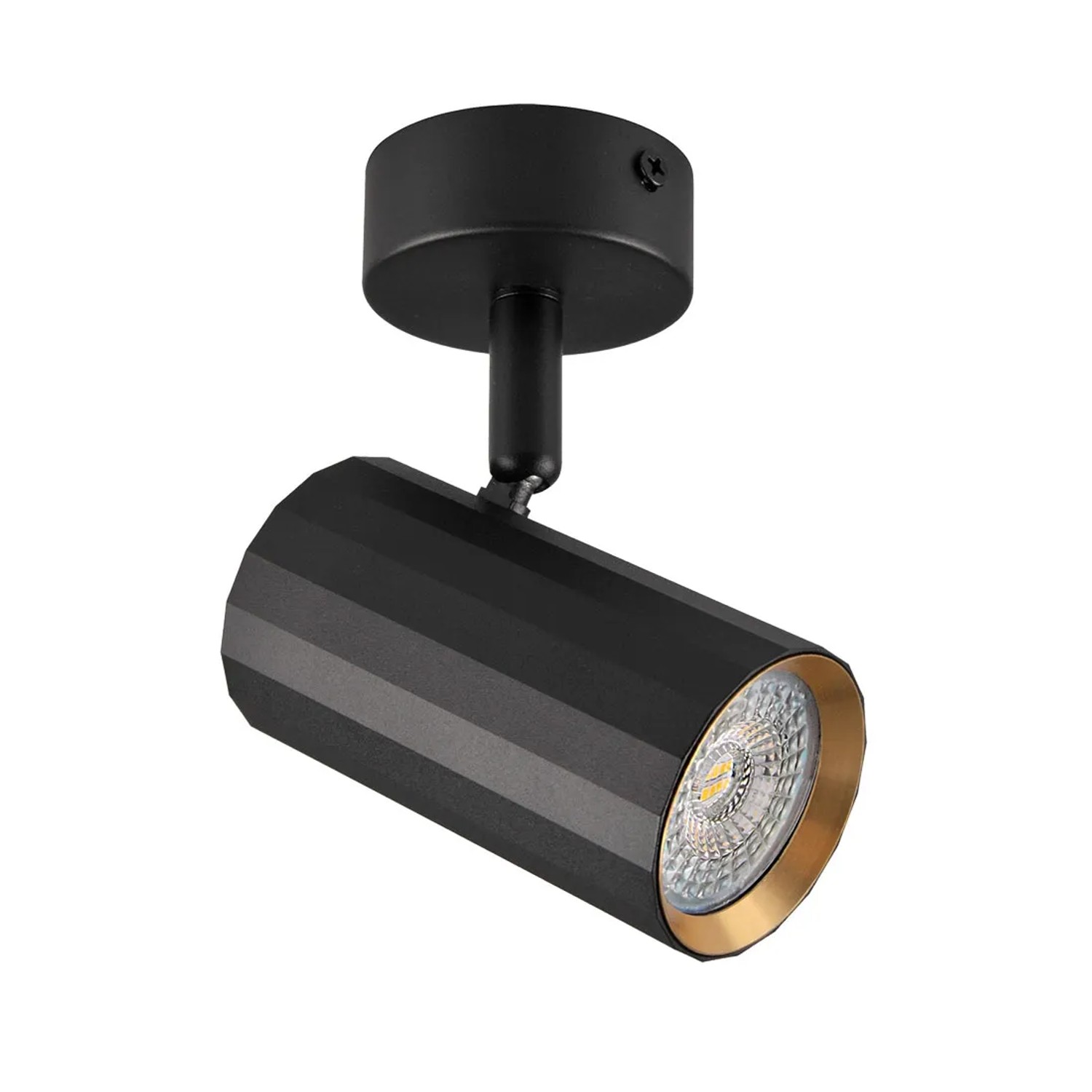 Goldlux Kinkiet NICEA czarno-złoty 1xGU10