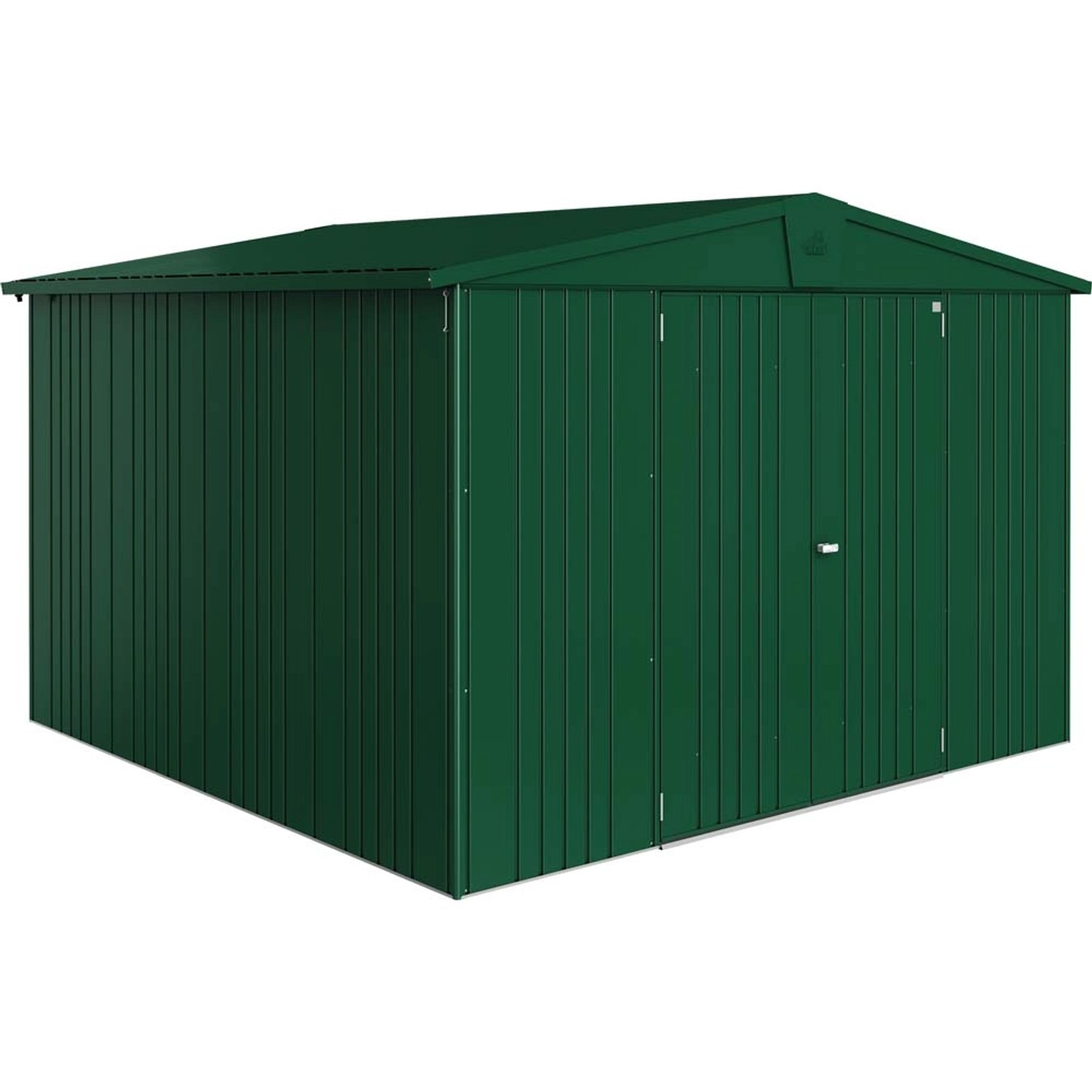 Biohort Domek ogrodowy ciemnozielony drzwi podwójne - 316 x 300 cm