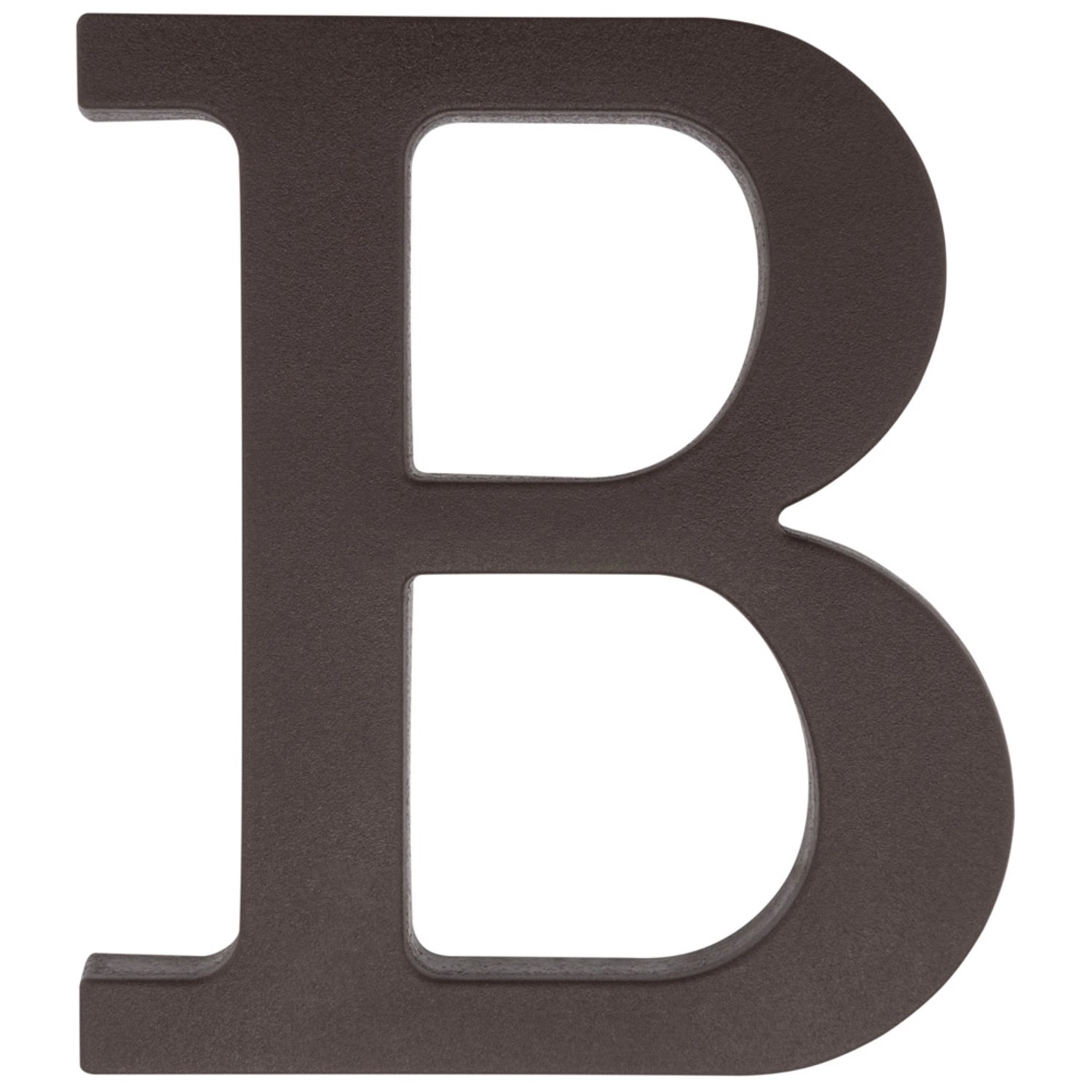 Metro Litera B plastikowa brązowa wys. 9cm