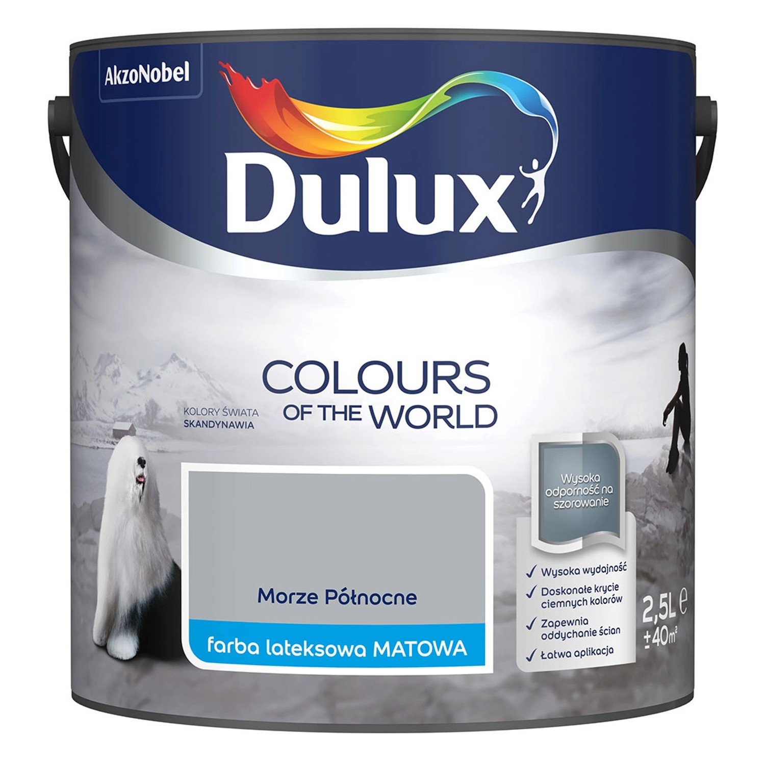 Farba Dulux Kolory Świata Morze Północne 2,5 l
