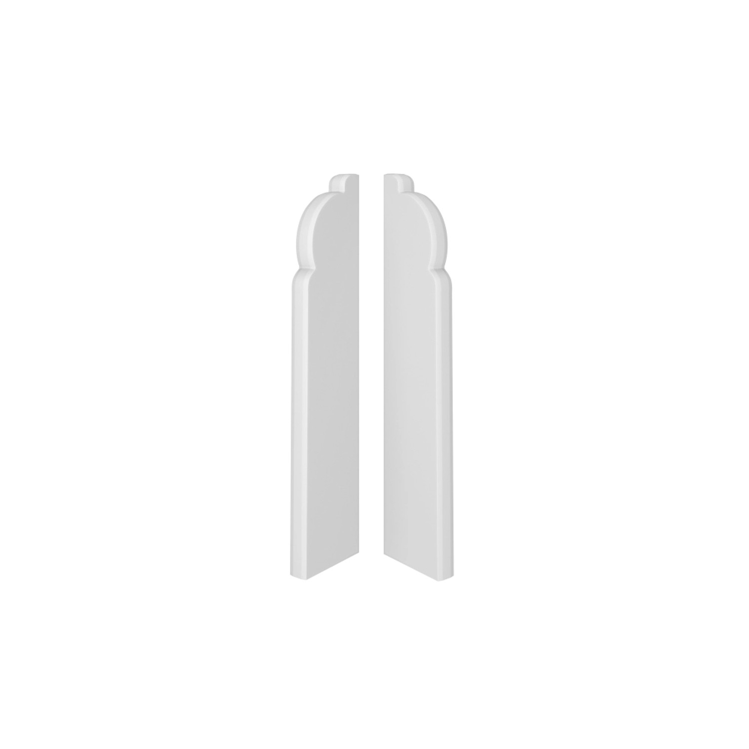 VOX Zakończenie Espumo 301 białe 16 x 80 x 9 mm