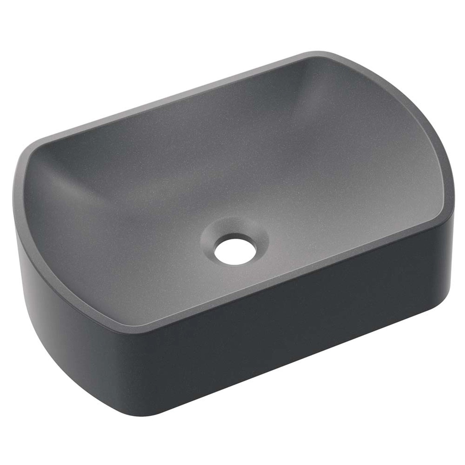 Axis Umywalka MAUN 45 nablatowa granitowa grafitowy