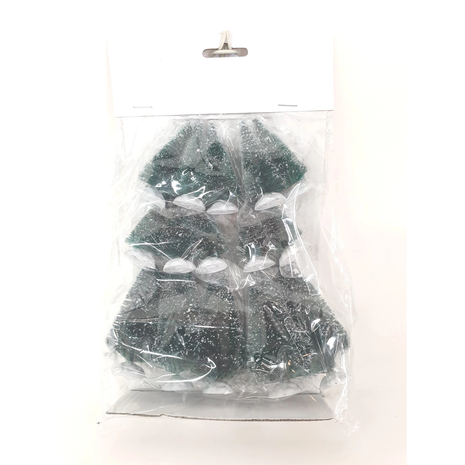 Dekoracja świąteczna Zestaw mini CHOINKI 15 elementów