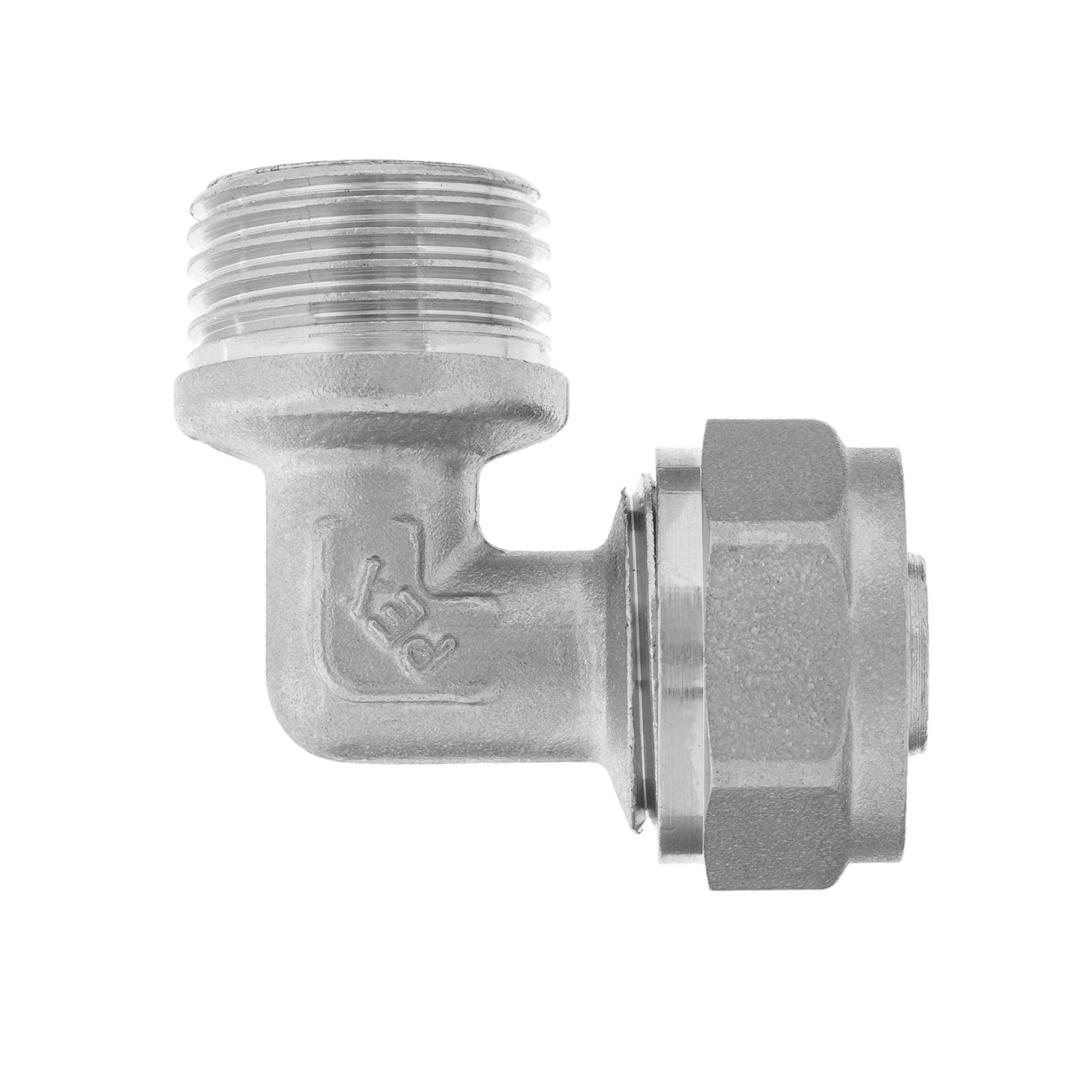 Invena Kolano 90 gwint zew. 1/2'' x 16 mm x 2- wkład aluminiowy