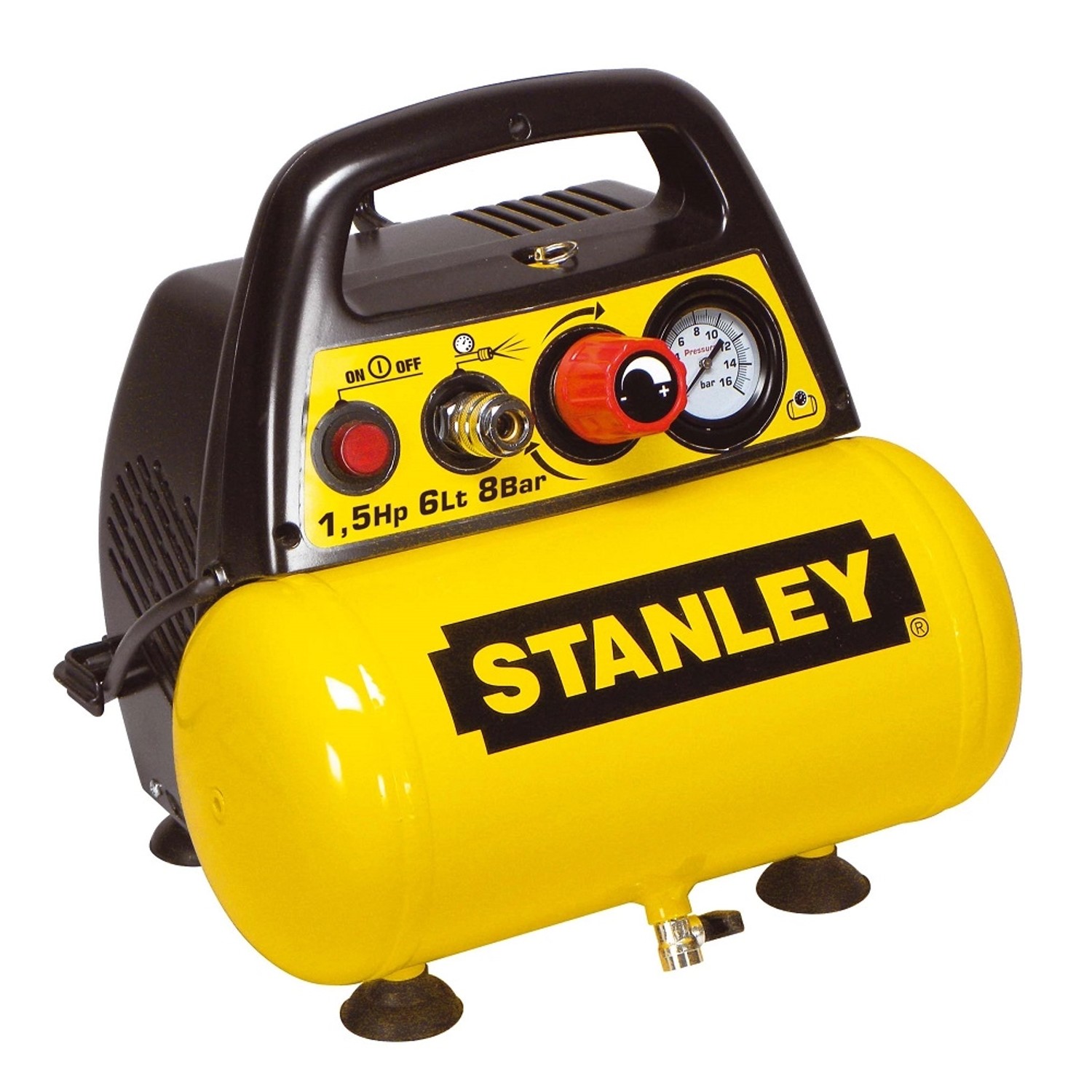 Stanley Kompresor bezolejowy 6L 8 bar