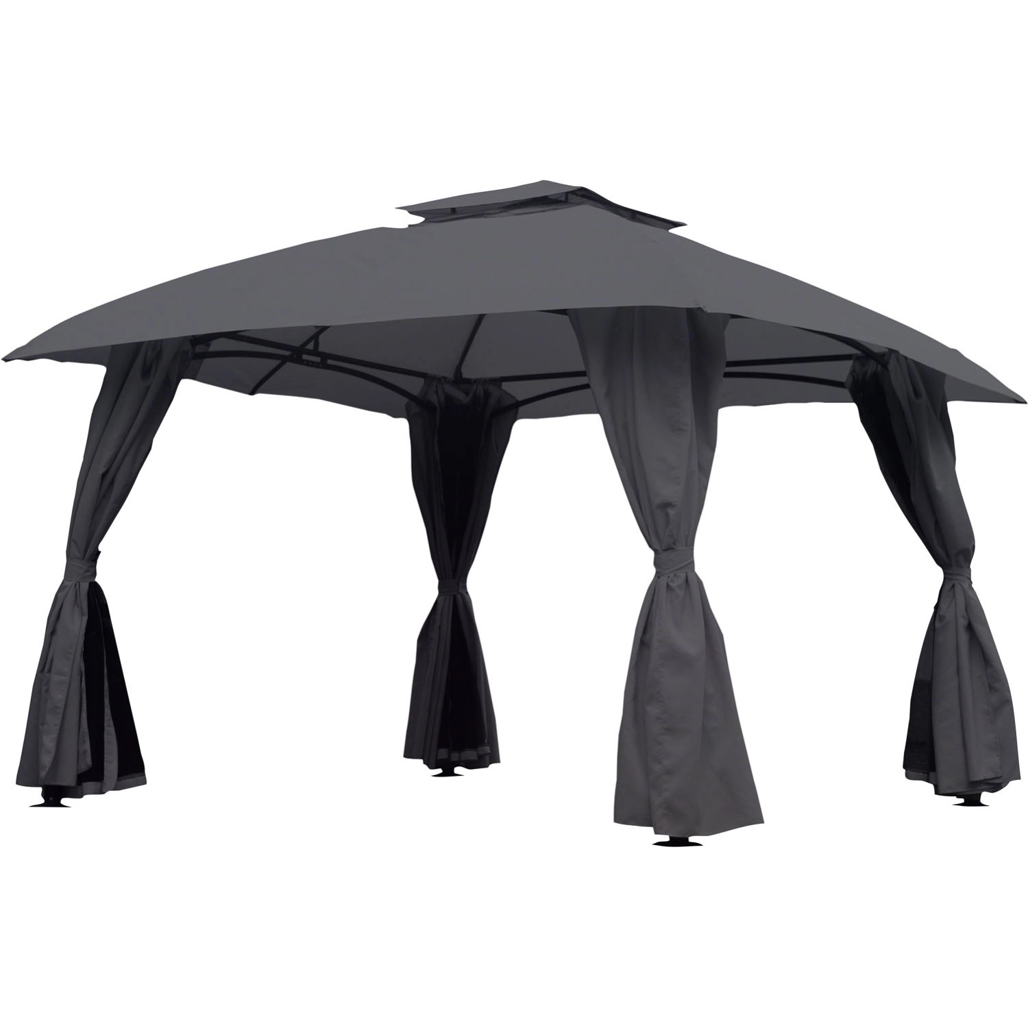 Pawilon ogrodowy CAMPOONA czarny - 3,28 x 3,28 m