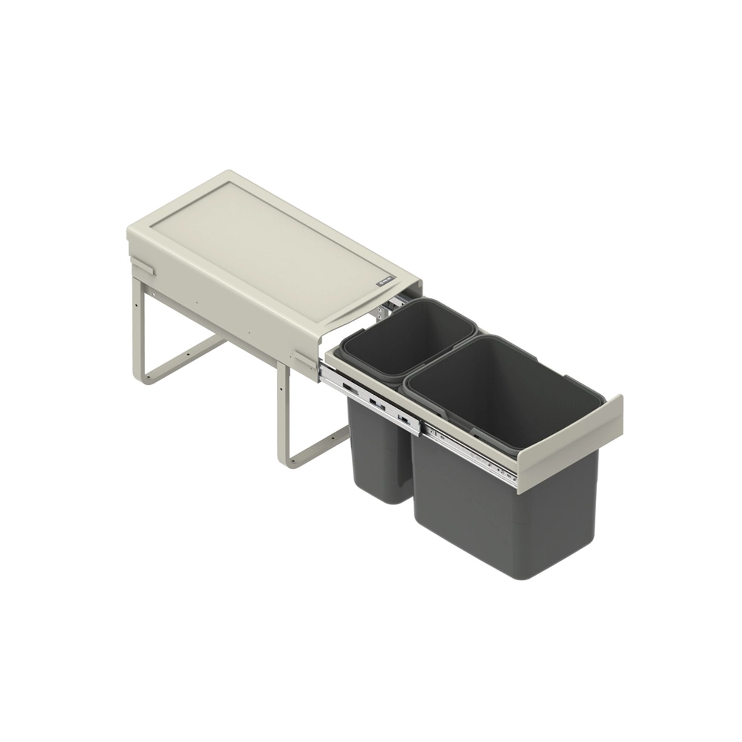 Pojemnik na odpady JC 30 podwójny niski wys. 33 cm