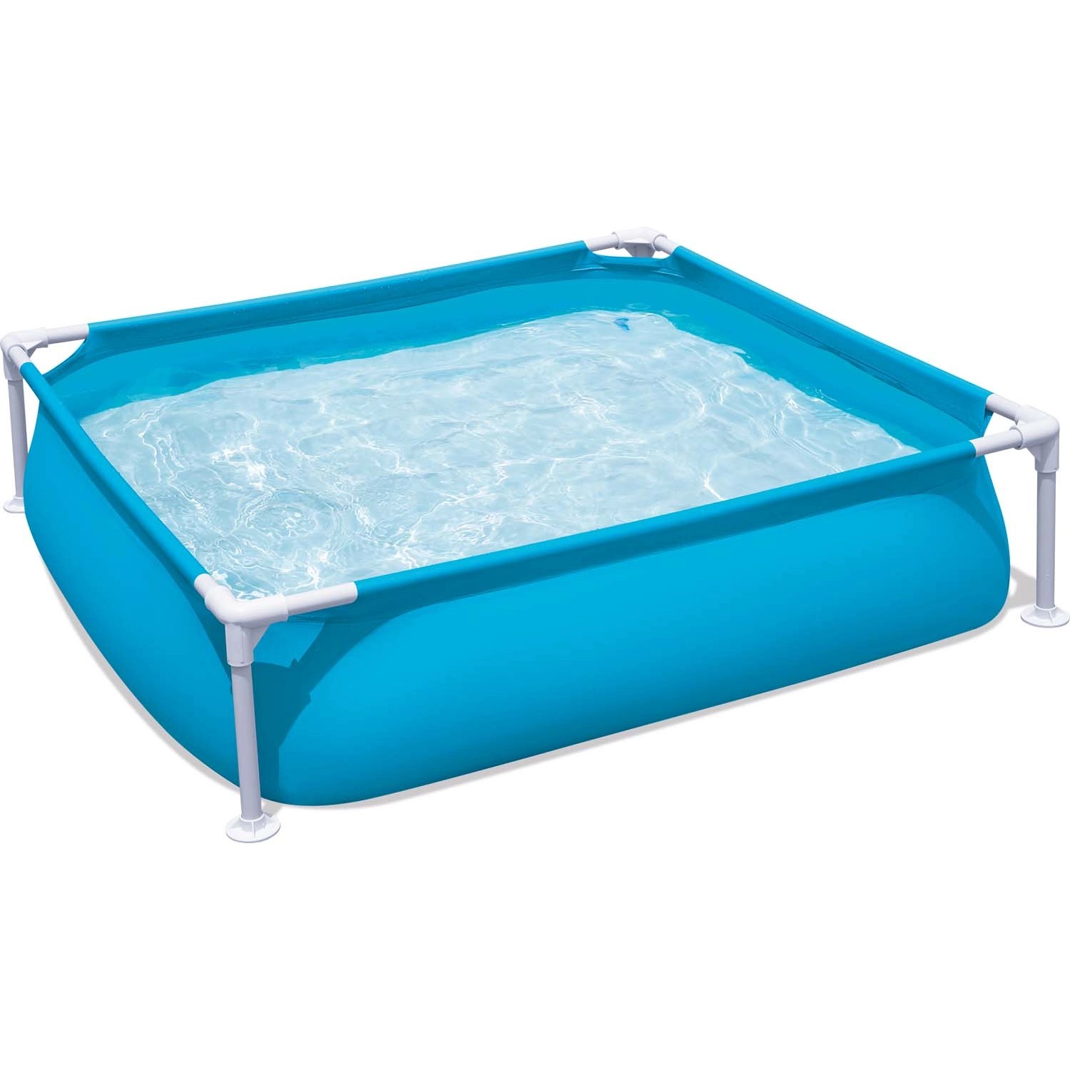 Basen na stelażu dla dzieci kwadratowy - 122 x 122 x 30 cm
