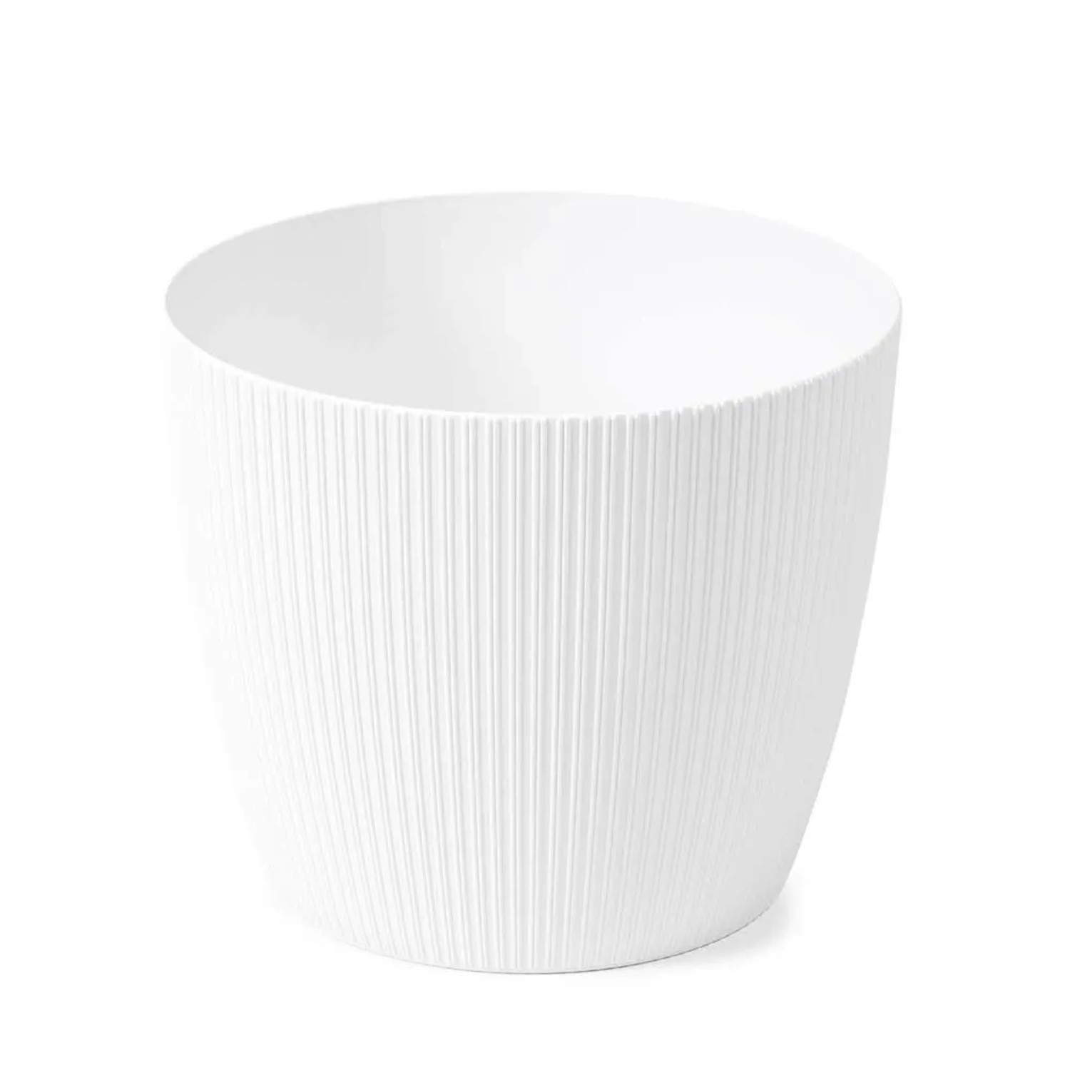 Osłonka Magnolia recycled biała - 16 cm