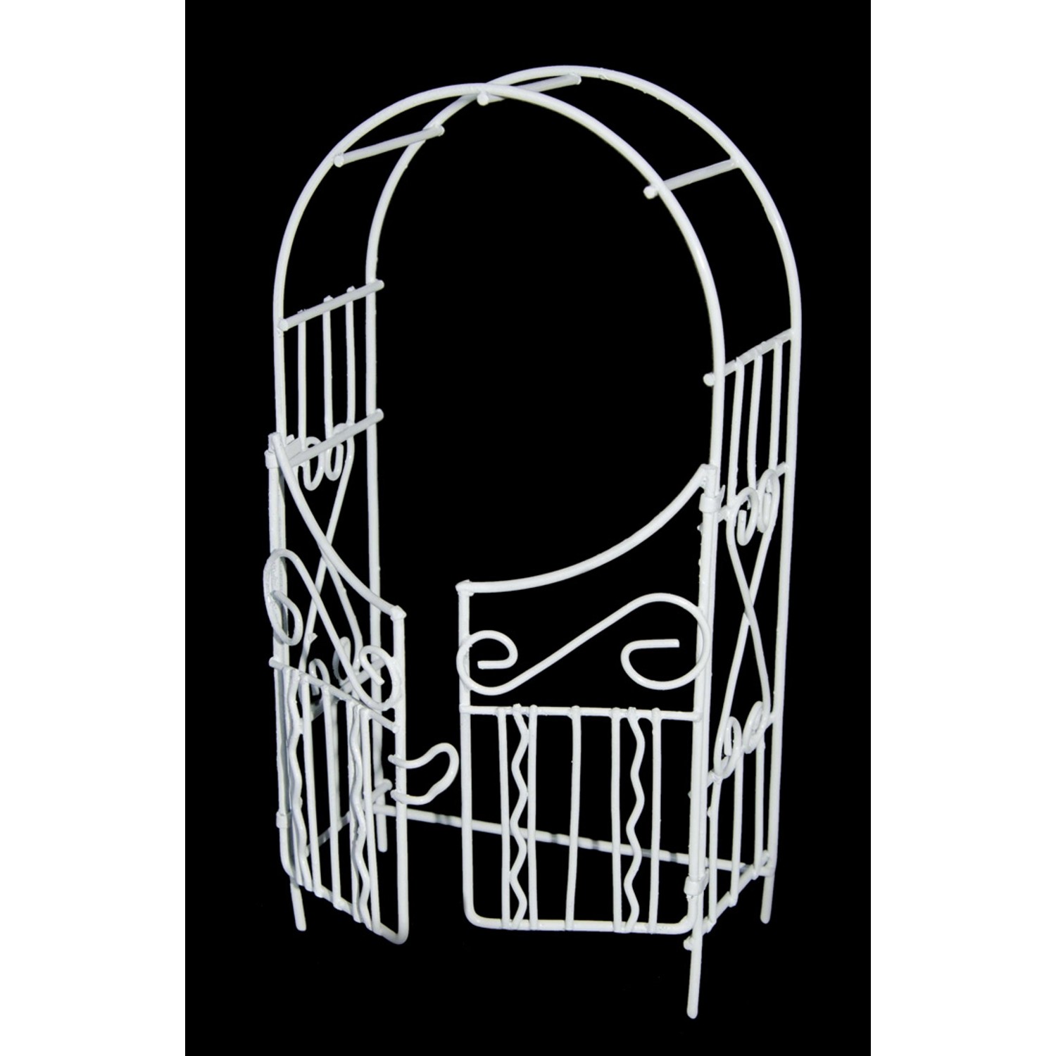 Dekoracja w kształcie bramki ogrodowej mini 15 x 8 cm