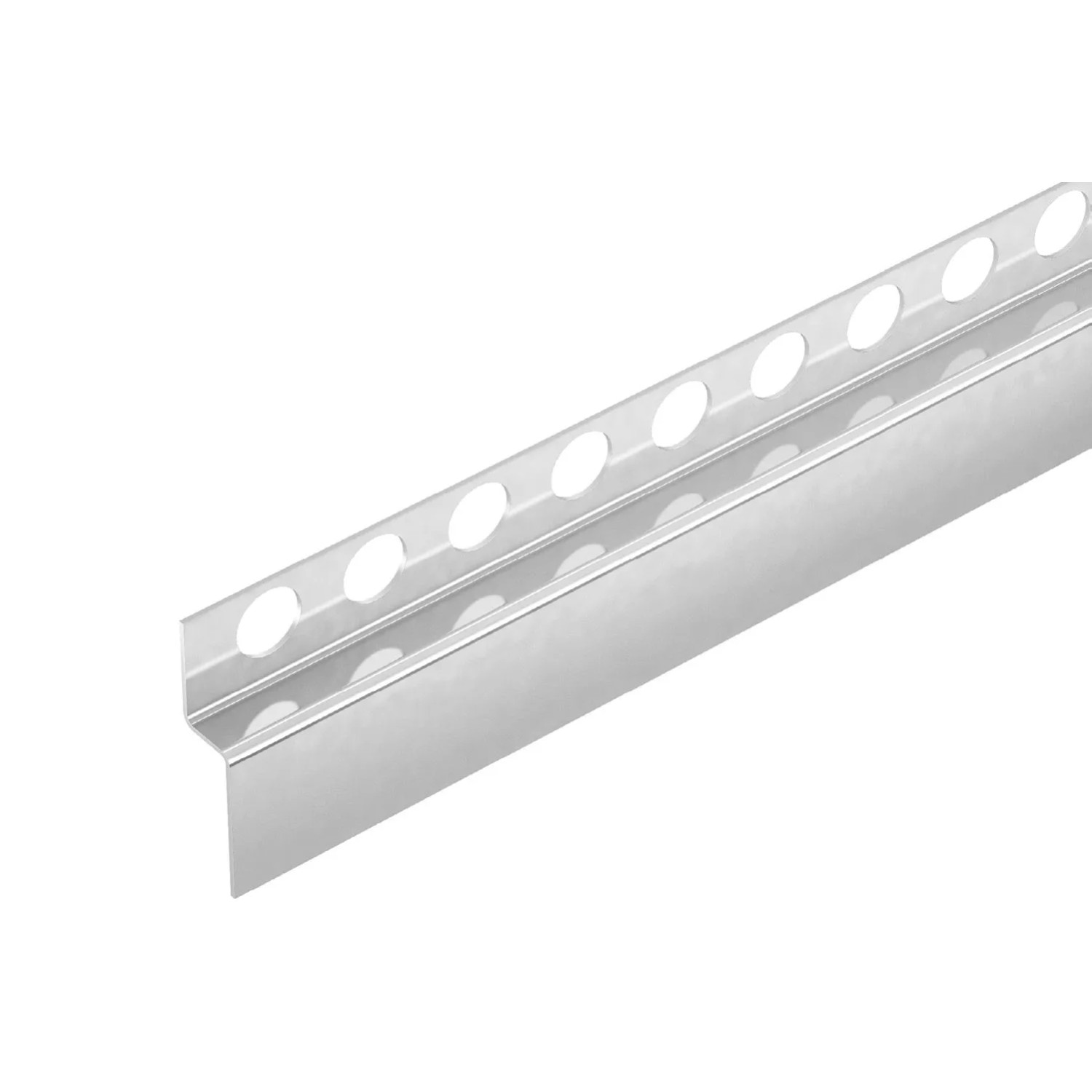 Cezar Profil ze stali nierdzewnej czołowy Srebrny 30x21x1300 mm