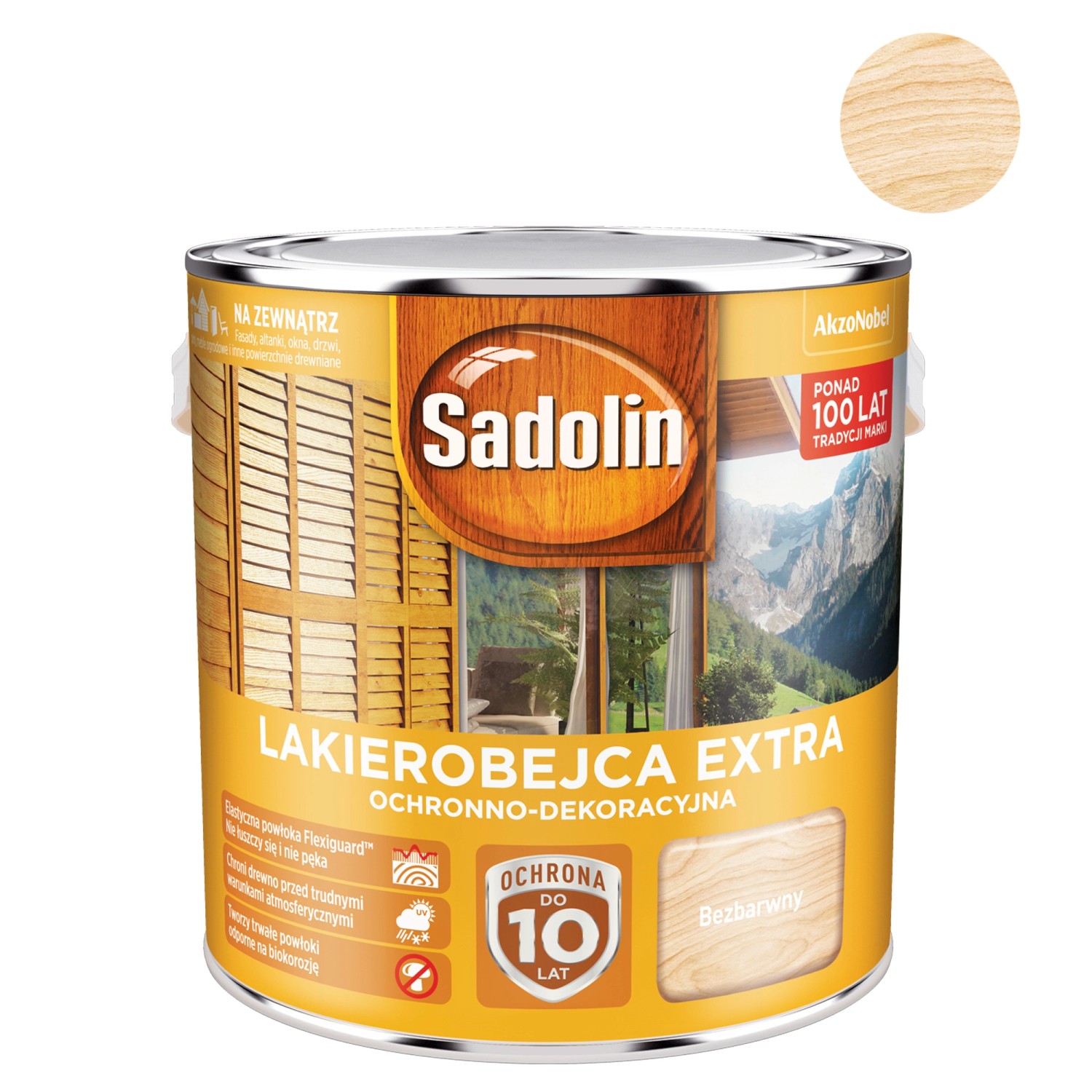Sadolin Lakierobejca Extra bezbarwna 2,5 l
