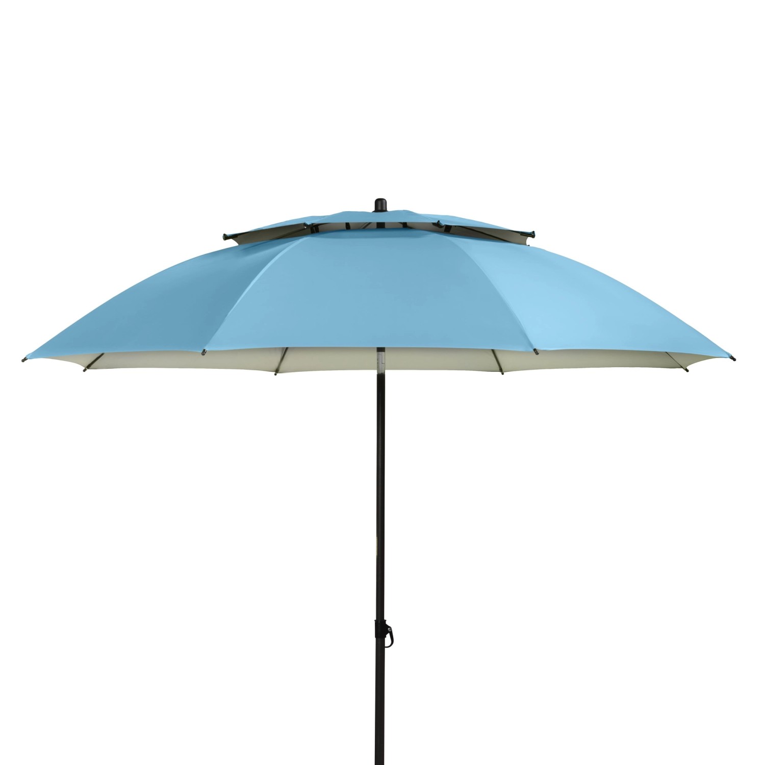 Parasol ogrodowy WINDPROFI niebieski - śr. 200 cm