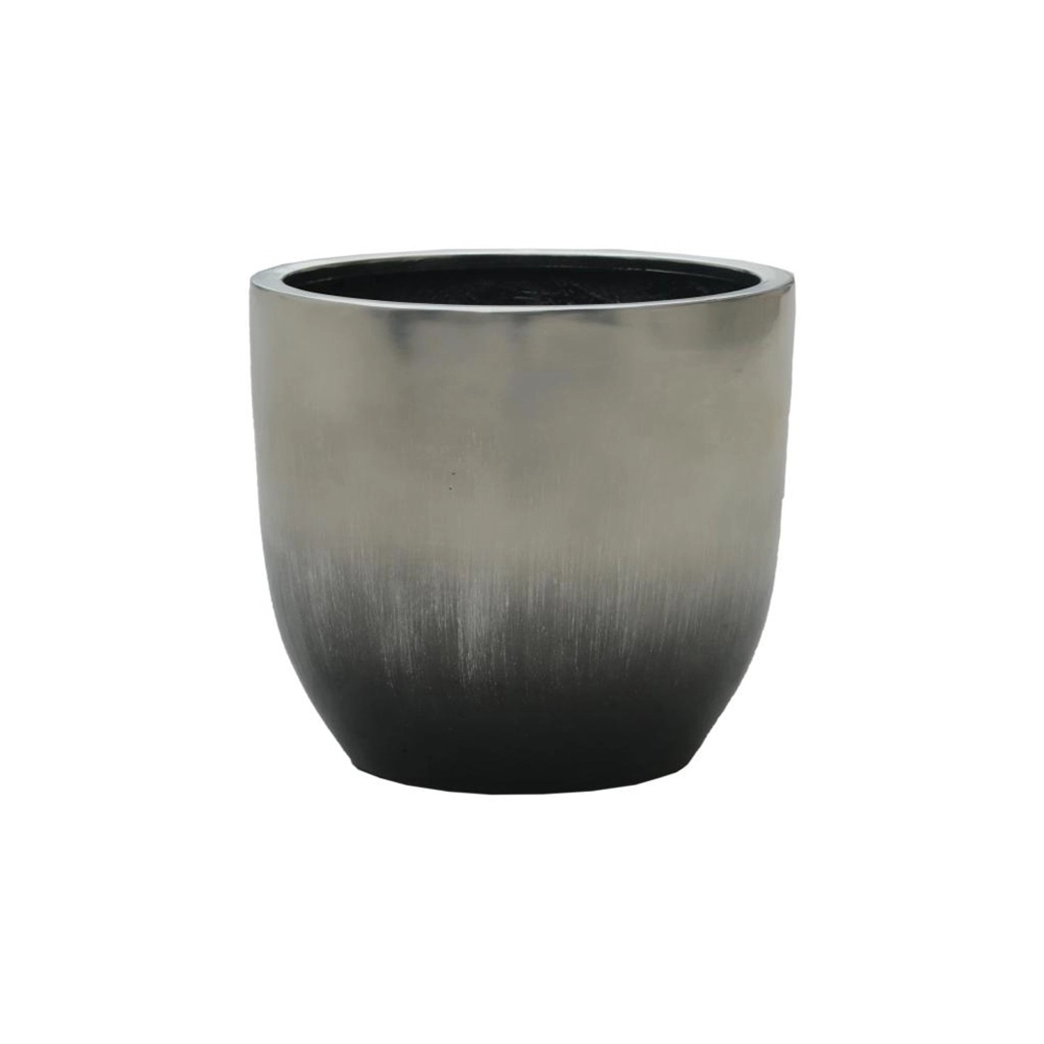 Donica PARMA srebrna 43 cm