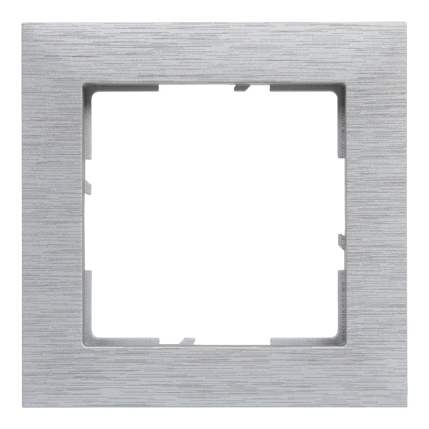 Ramka SUNO 1-krotna aluminium szczotkowane