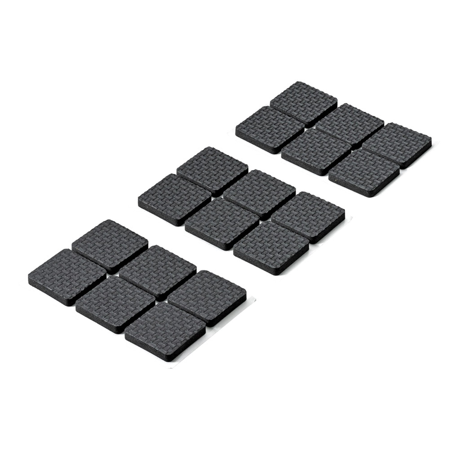 Hettich Podkładki pianka EVA czarne 28x28x5mm 18szt